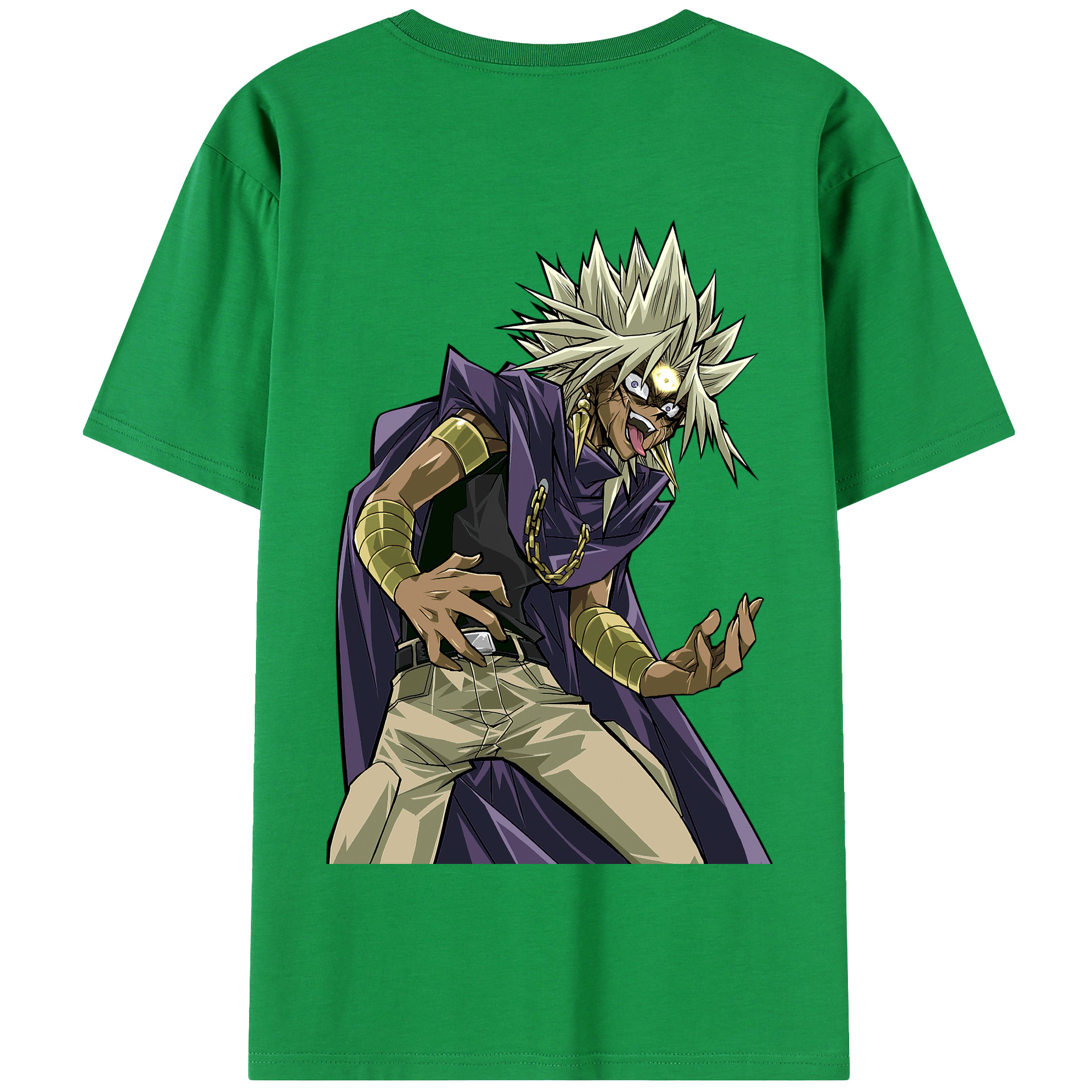 （画像用） 遊☆戯☆王 Yu-Gi-Oh! 綿100％半袖Tシャツ（背面プリント）