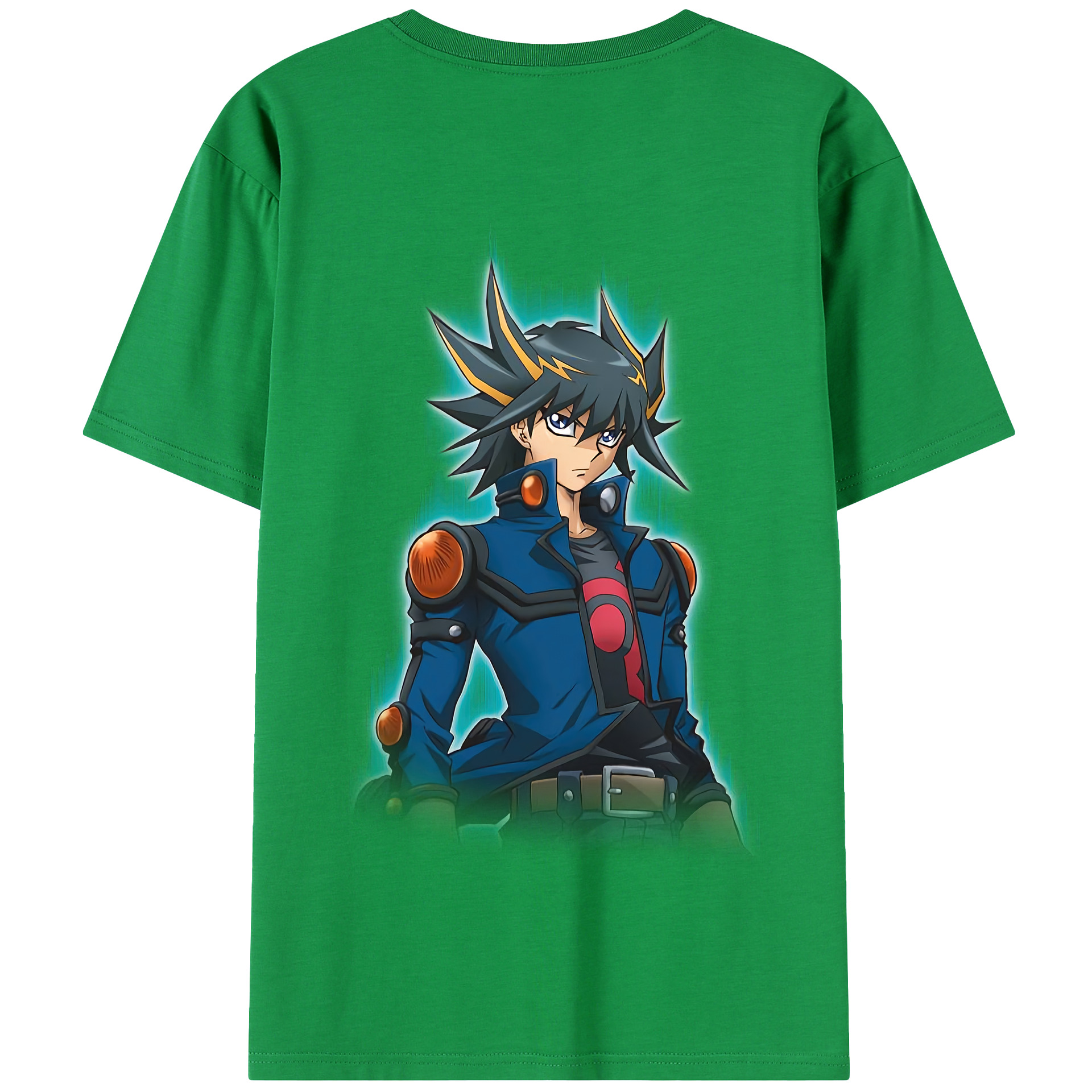 （画像用） 遊☆戯☆王 Yu-Gi-Oh! 綿100％半袖Tシャツ（背面プリント）