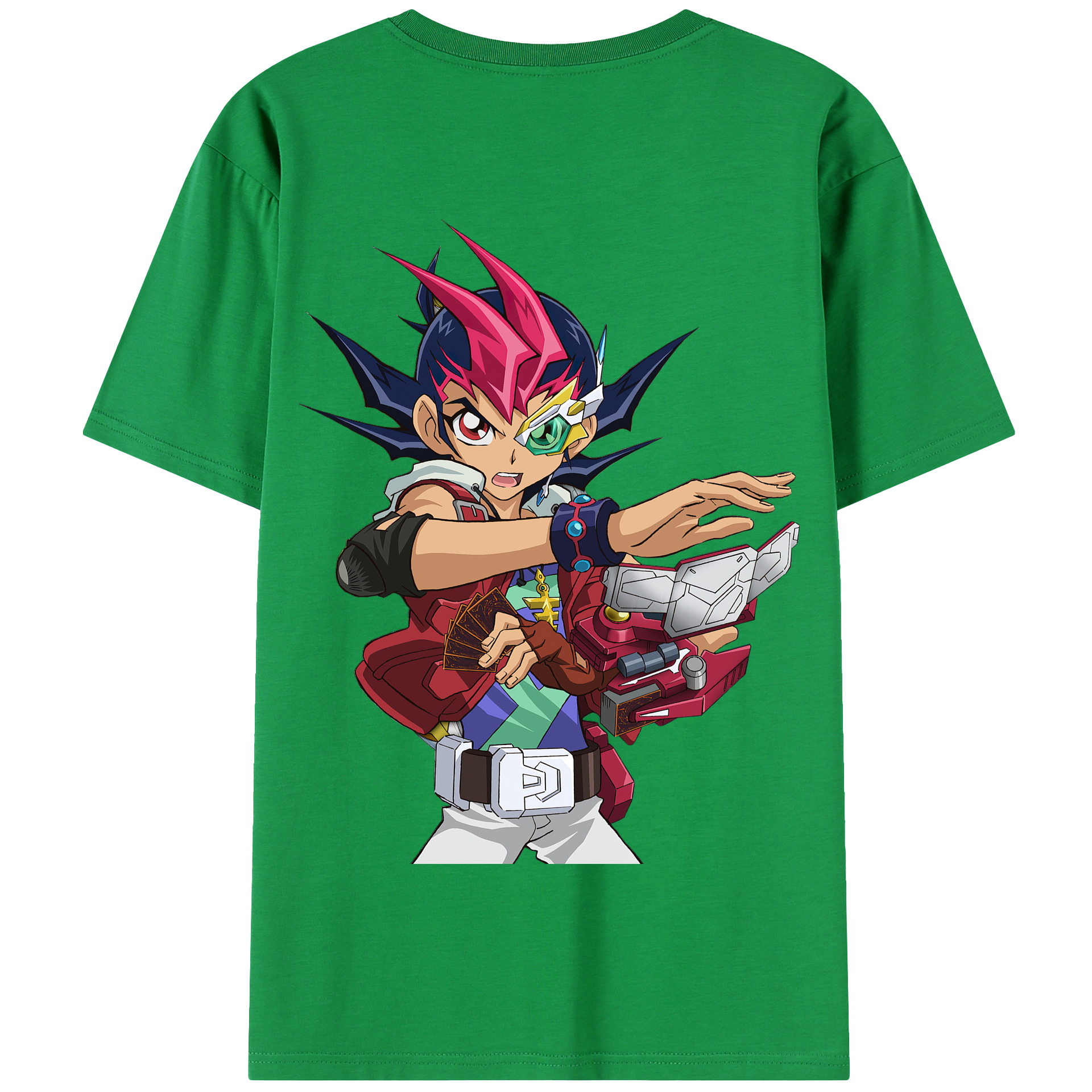 （画像用） 遊☆戯☆王 Yu-Gi-Oh! 綿100％半袖Tシャツ（背面プリント）