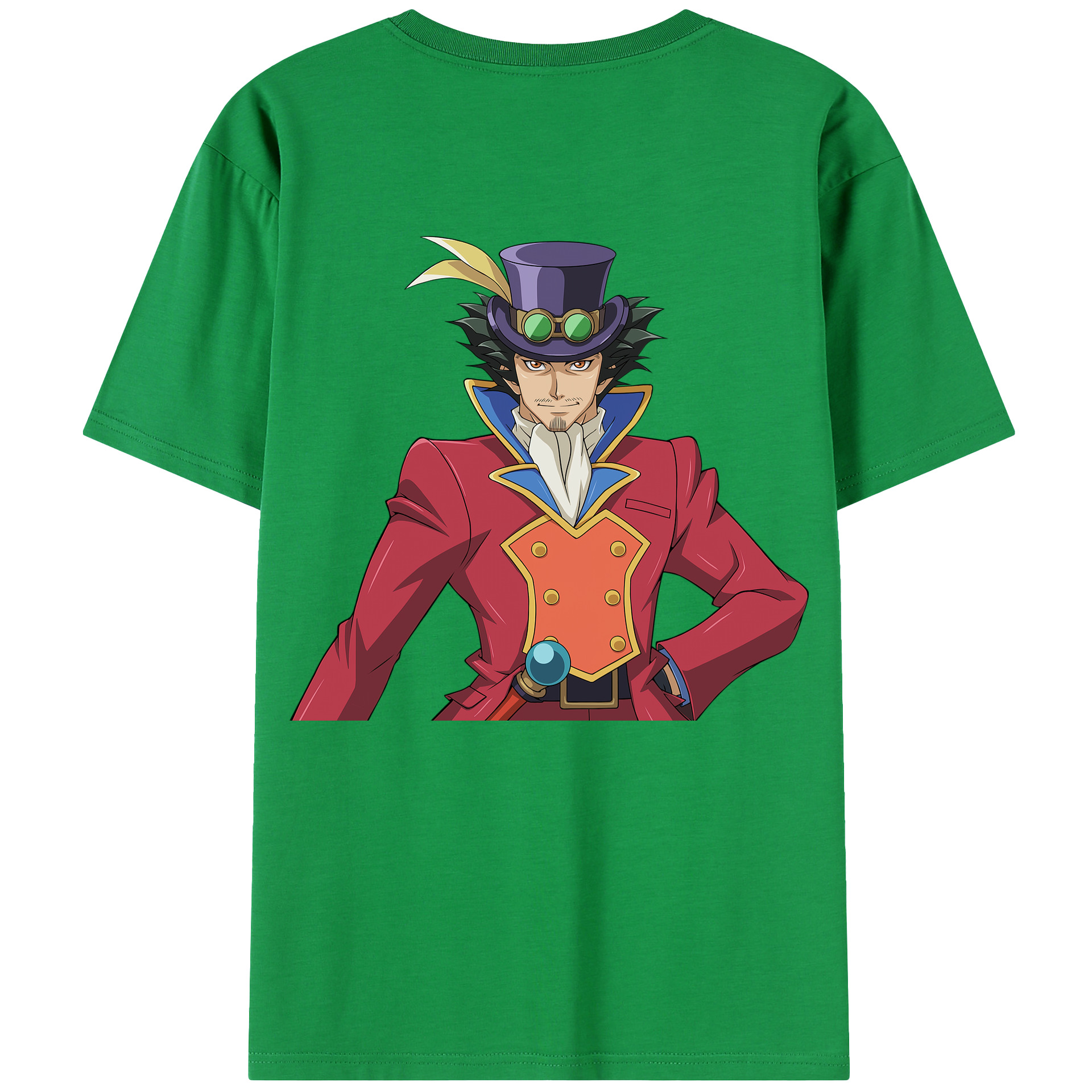 （画像用） 遊☆戯☆王 Yu-Gi-Oh! 綿100％半袖Tシャツ（背面プリント）