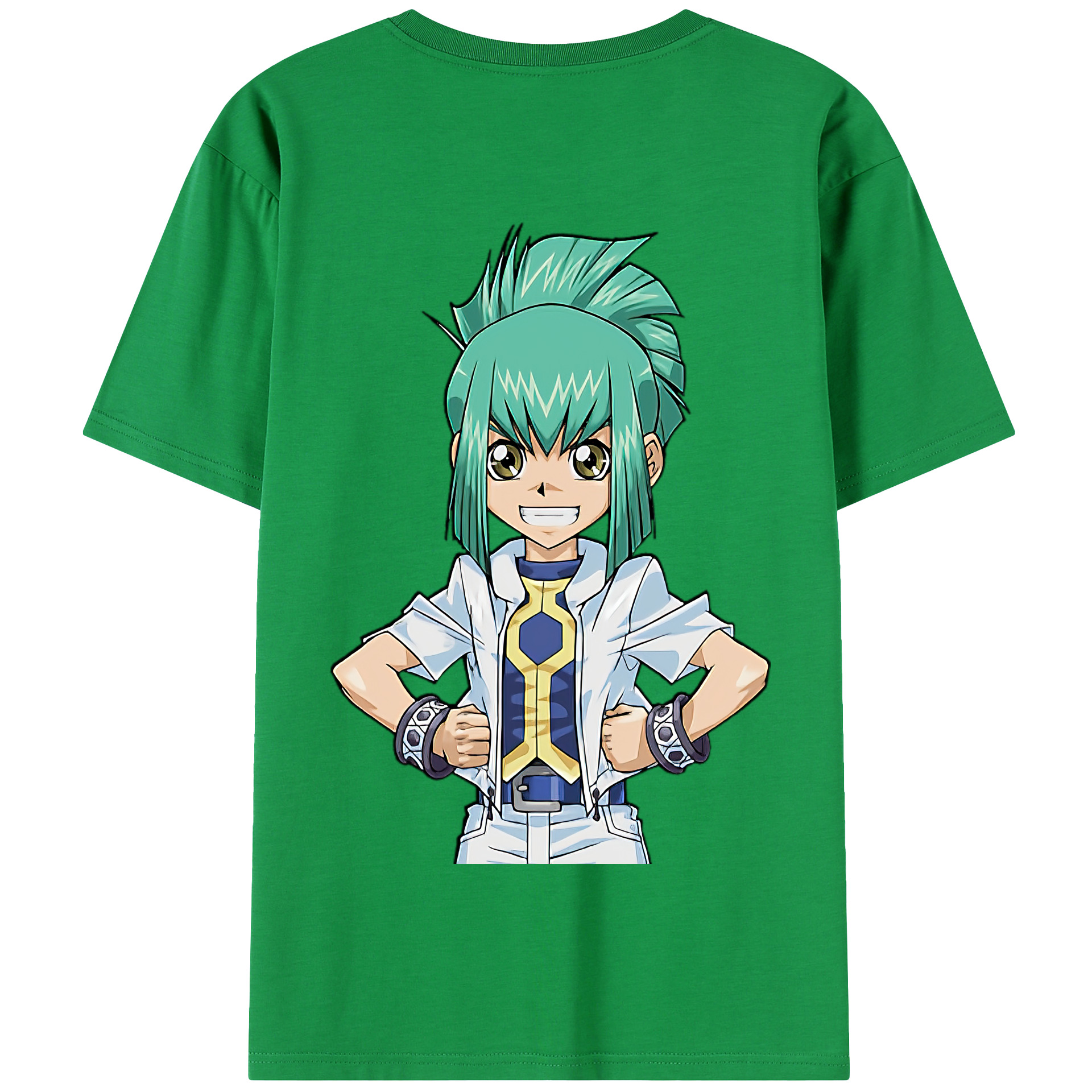 （画像用） 遊☆戯☆王 Yu-Gi-Oh! 綿100％半袖Tシャツ（背面プリント）