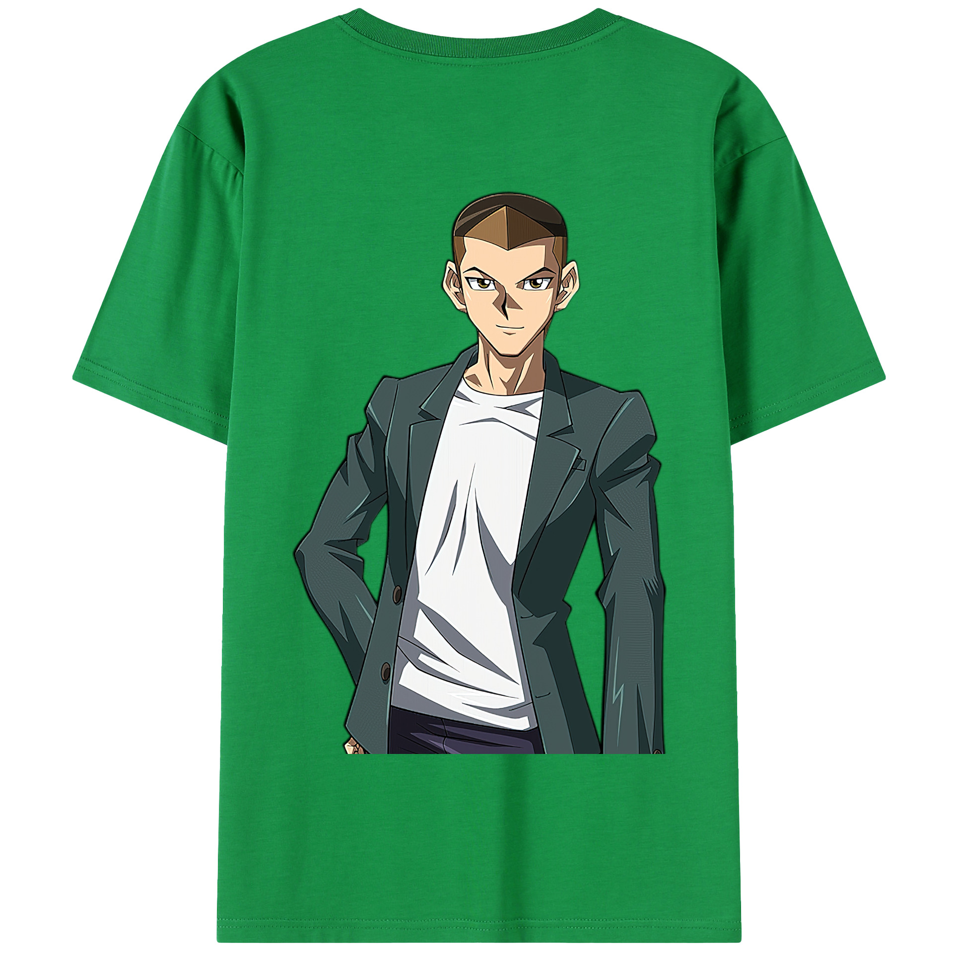 （画像用） 遊☆戯☆王 Yu-Gi-Oh! 綿100％半袖Tシャツ（背面プリント）