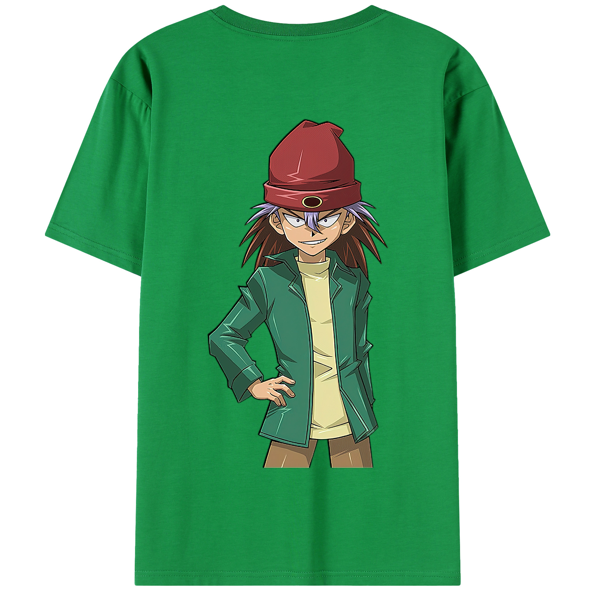 （画像用） 遊☆戯☆王 Yu-Gi-Oh! 綿100％半袖Tシャツ（背面プリント）