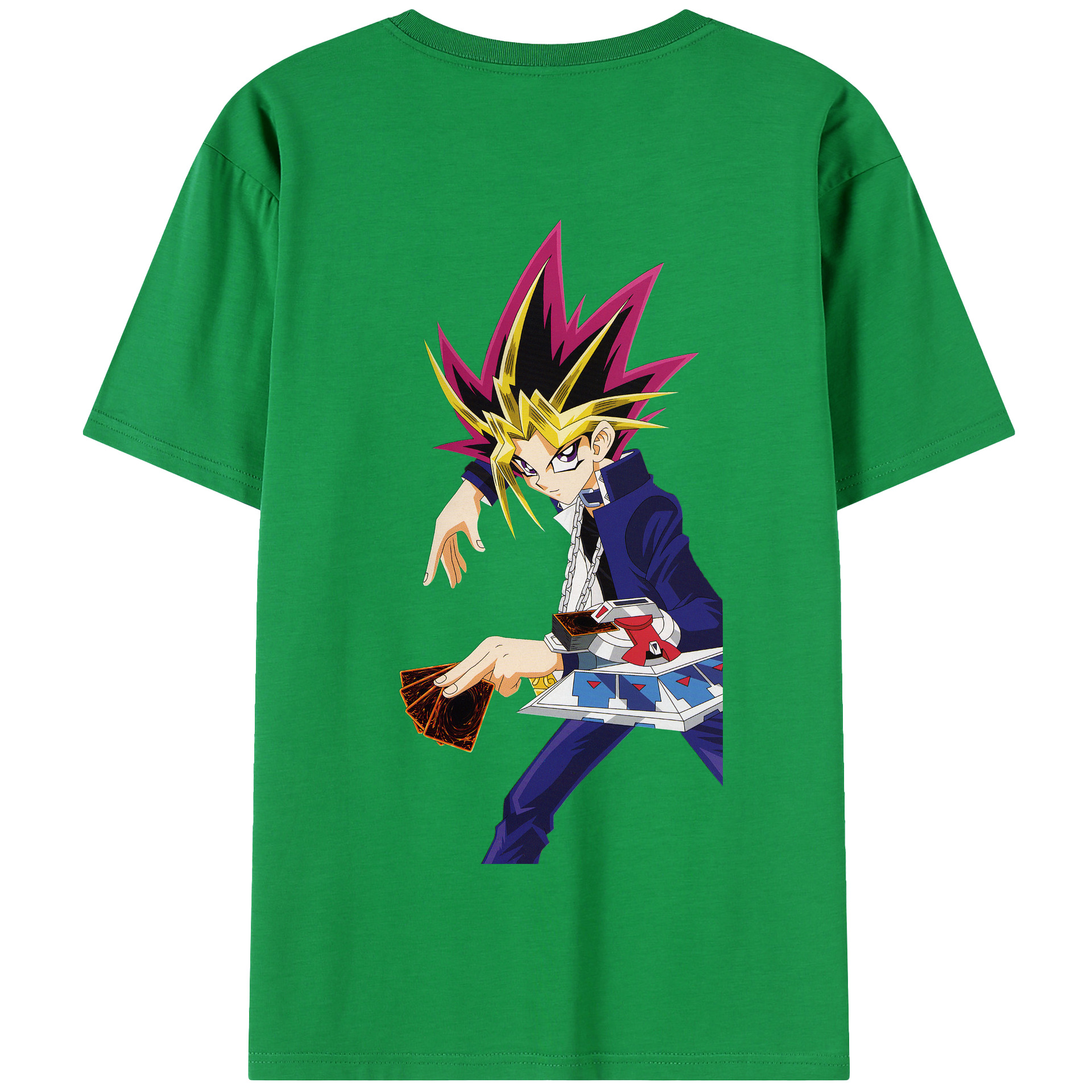 （画像用） 遊☆戯☆王 Yu-Gi-Oh! 綿100％半袖Tシャツ（背面プリント）