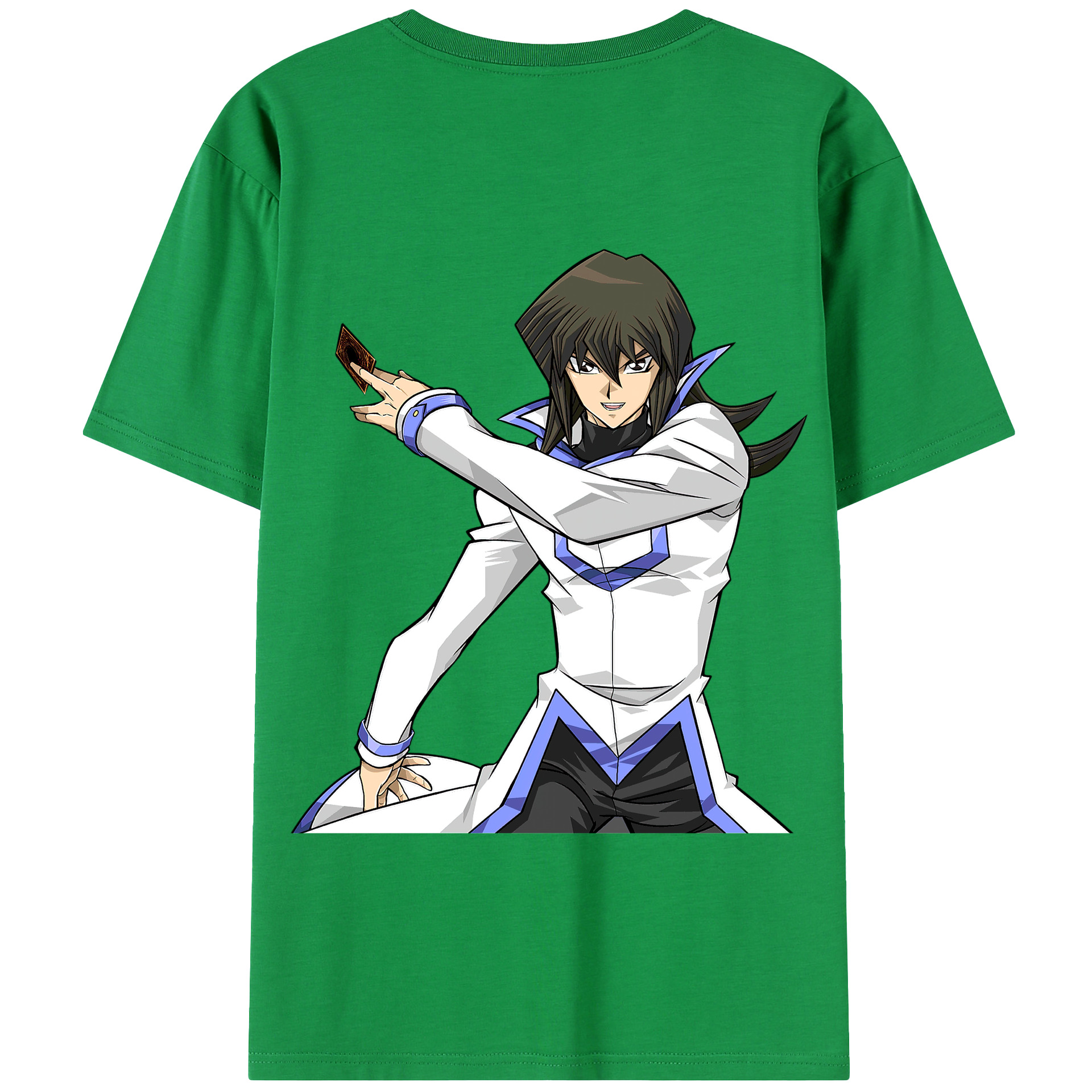（画像用） 遊☆戯☆王 Yu-Gi-Oh! 綿100％半袖Tシャツ（背面プリント）