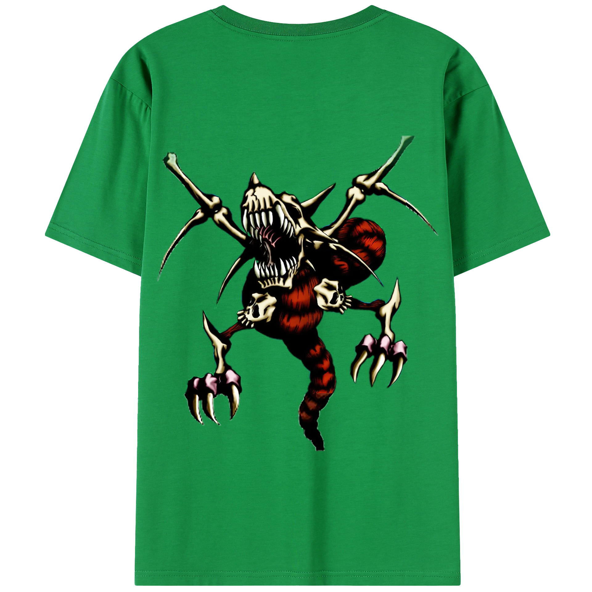 （画像用） 遊☆戯☆王 Yu-Gi-Oh! 綿100％半袖Tシャツ（背面プリント）