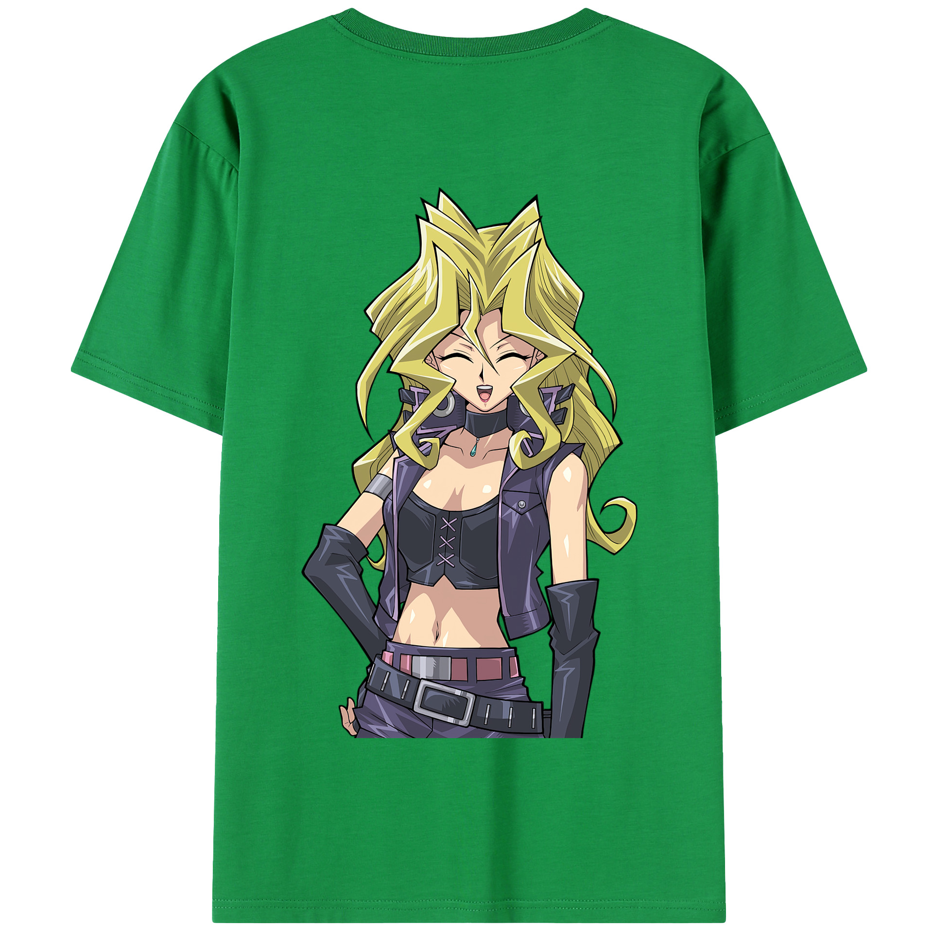 （画像用） 遊☆戯☆王 Yu-Gi-Oh! 綿100％半袖Tシャツ（背面プリント）