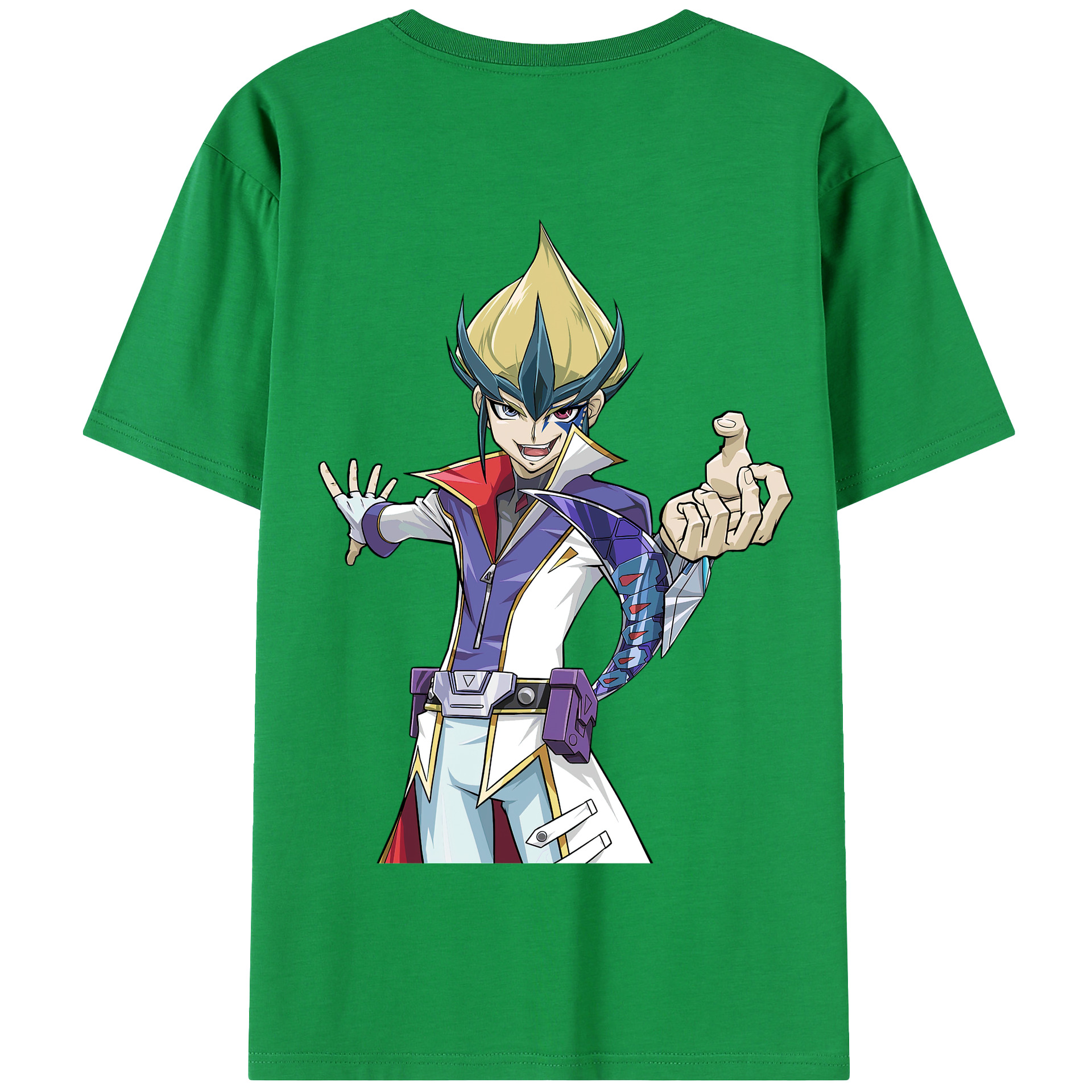 （画像用） 遊☆戯☆王 Yu-Gi-Oh! 綿100％半袖Tシャツ（背面プリント）