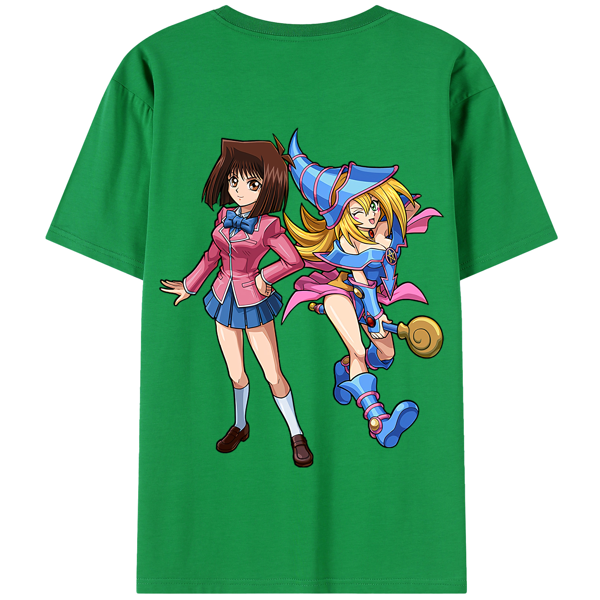 （画像用） 遊☆戯☆王 Yu-Gi-Oh! 綿100％半袖Tシャツ（背面プリント）