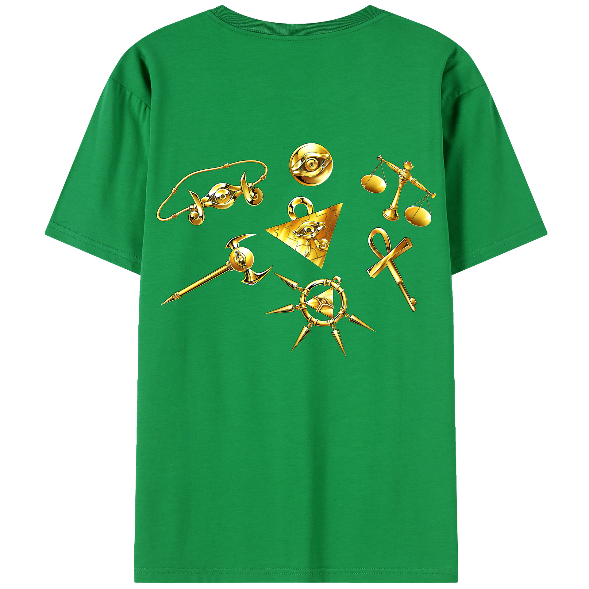 （画像用） 遊☆戯☆王 Yu-Gi-Oh! 綿100％半袖Tシャツ（背面プリント）