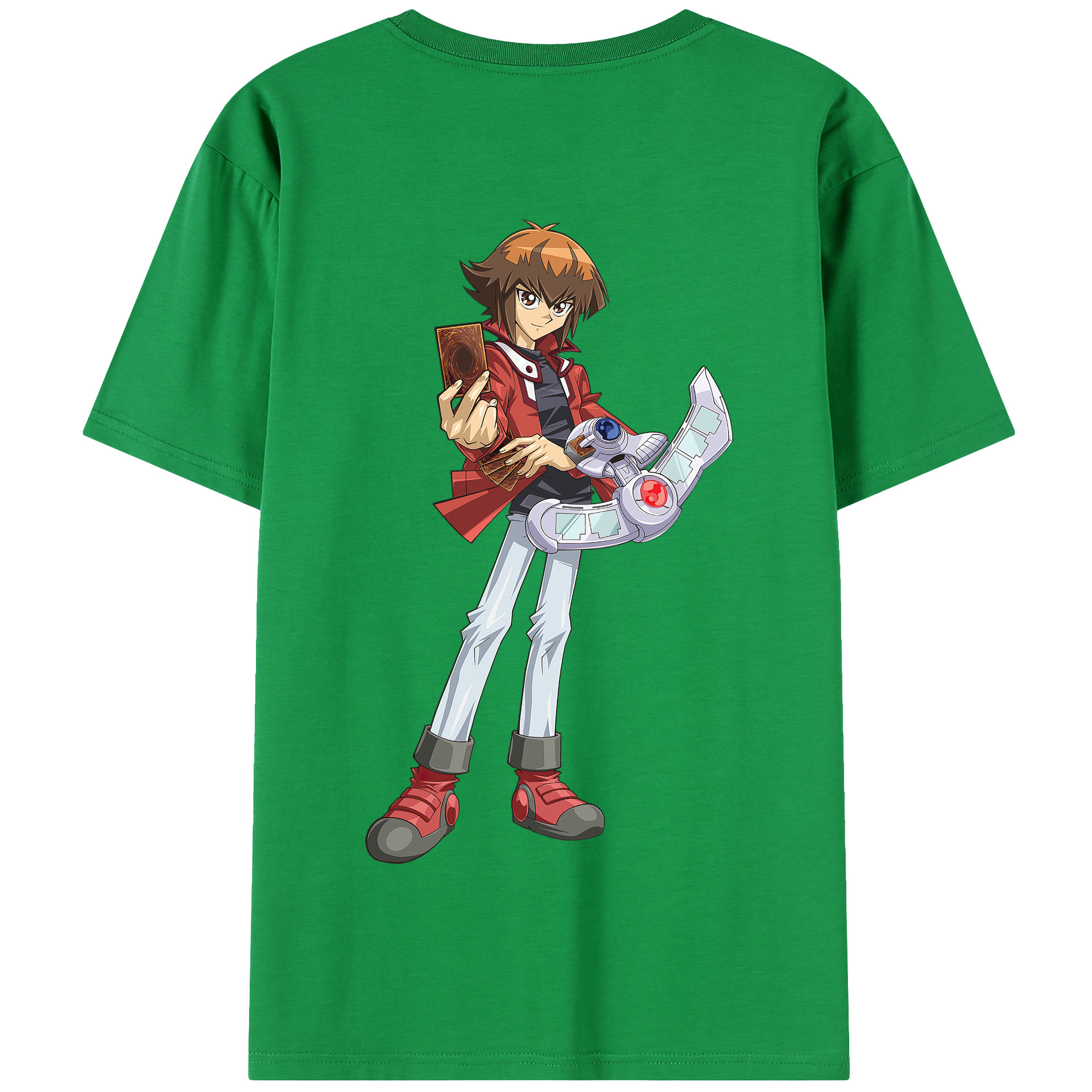 （画像用） 遊☆戯☆王 Yu-Gi-Oh! 綿100％半袖Tシャツ（背面プリント）