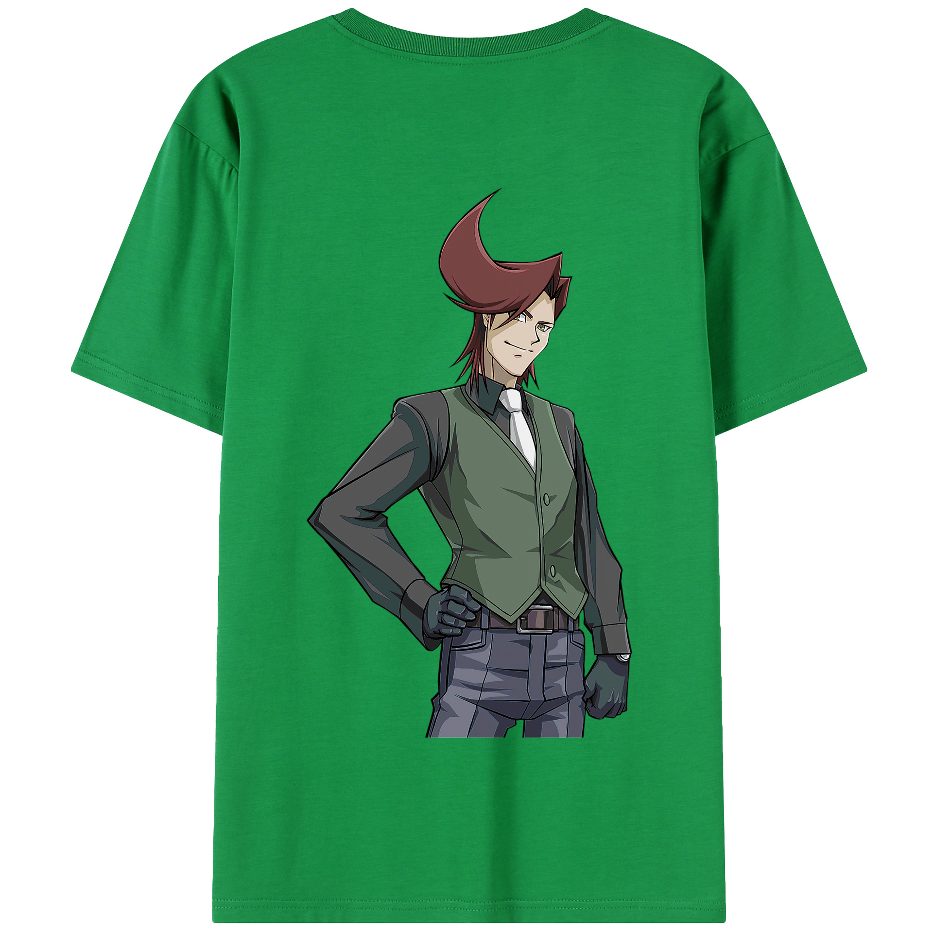 （画像用） 遊☆戯☆王 Yu-Gi-Oh! 綿100％半袖Tシャツ（背面プリント）