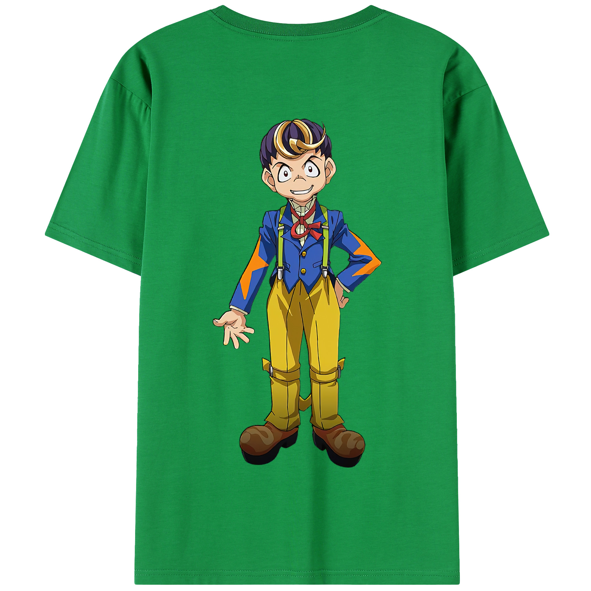 （画像用） 遊☆戯☆王 Yu-Gi-Oh! 綿100％半袖Tシャツ（背面プリント）