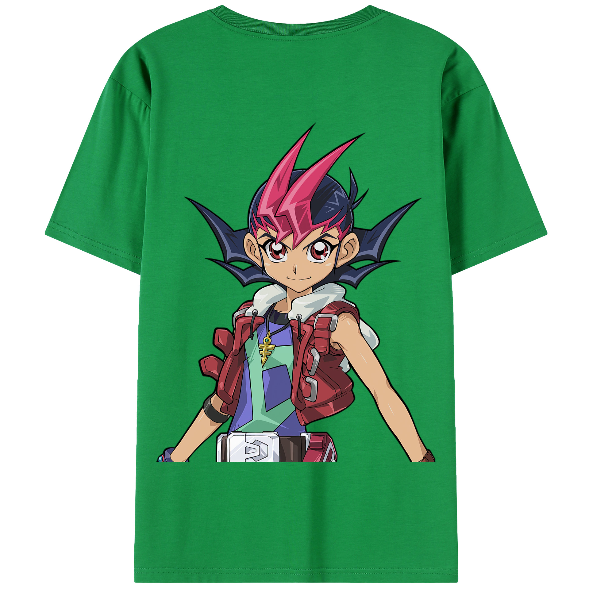 （画像用） 遊☆戯☆王 Yu-Gi-Oh! 綿100％半袖Tシャツ（背面プリント）