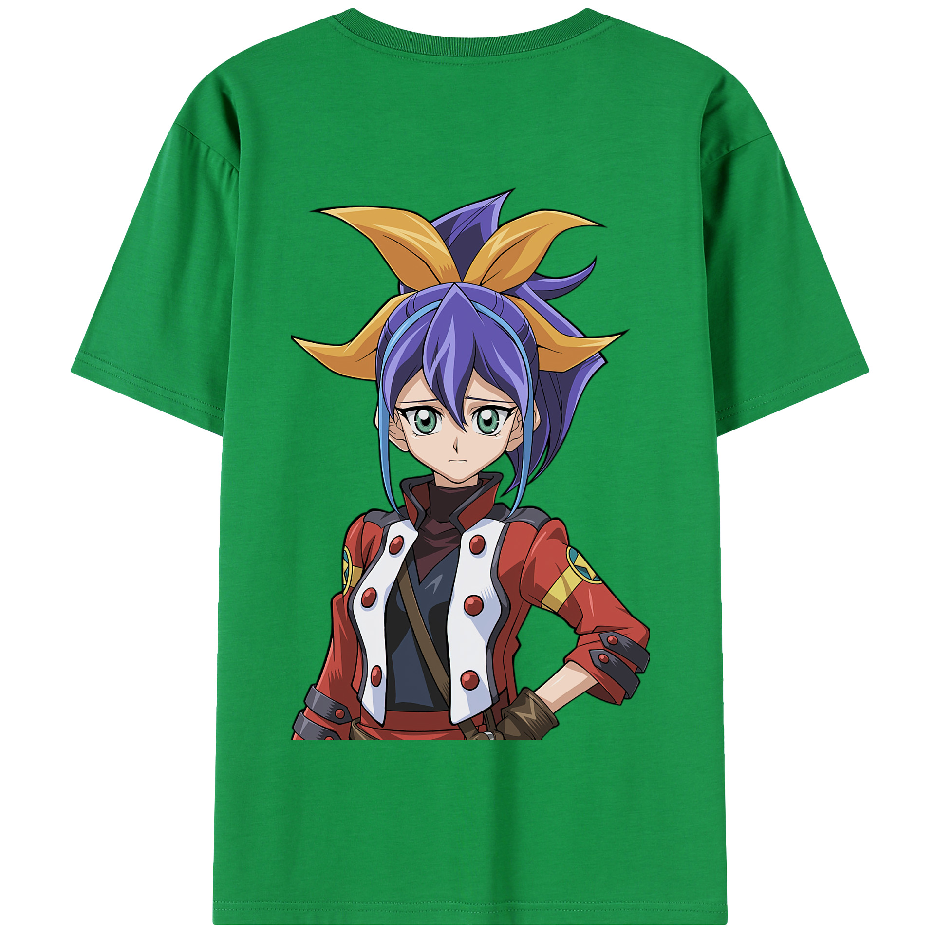 （画像用） 遊☆戯☆王 Yu-Gi-Oh! 綿100％半袖Tシャツ（背面プリント）