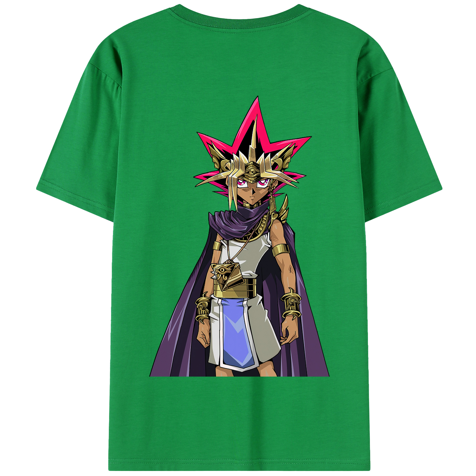 （画像用） 遊☆戯☆王 Yu-Gi-Oh! 綿100％半袖Tシャツ（背面プリント）