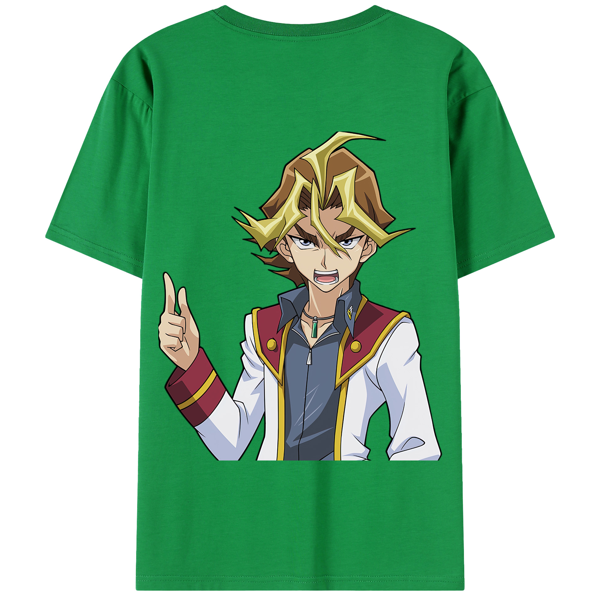 （画像用） 遊☆戯☆王 Yu-Gi-Oh! 綿100％半袖Tシャツ（背面プリント）