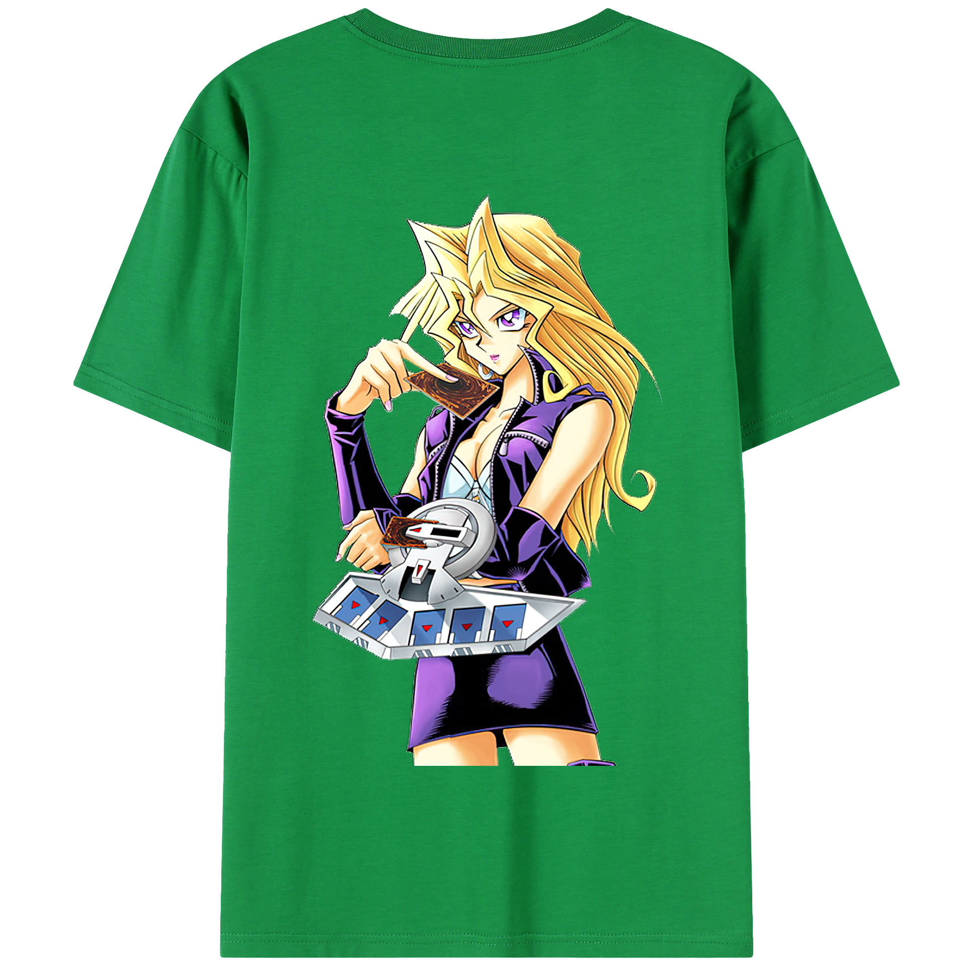 （画像用） 遊☆戯☆王 Yu-Gi-Oh! 綿100％半袖Tシャツ（背面プリント）