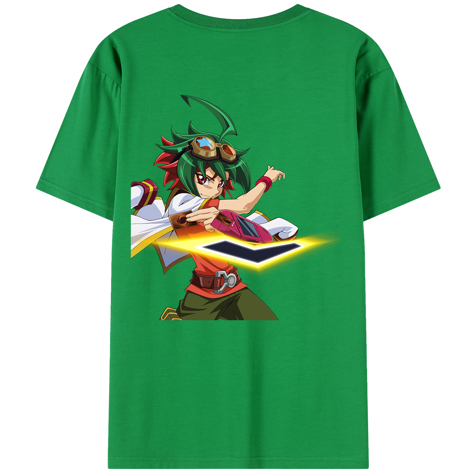（画像用） 遊☆戯☆王 Yu-Gi-Oh! 綿100％半袖Tシャツ（背面プリント）