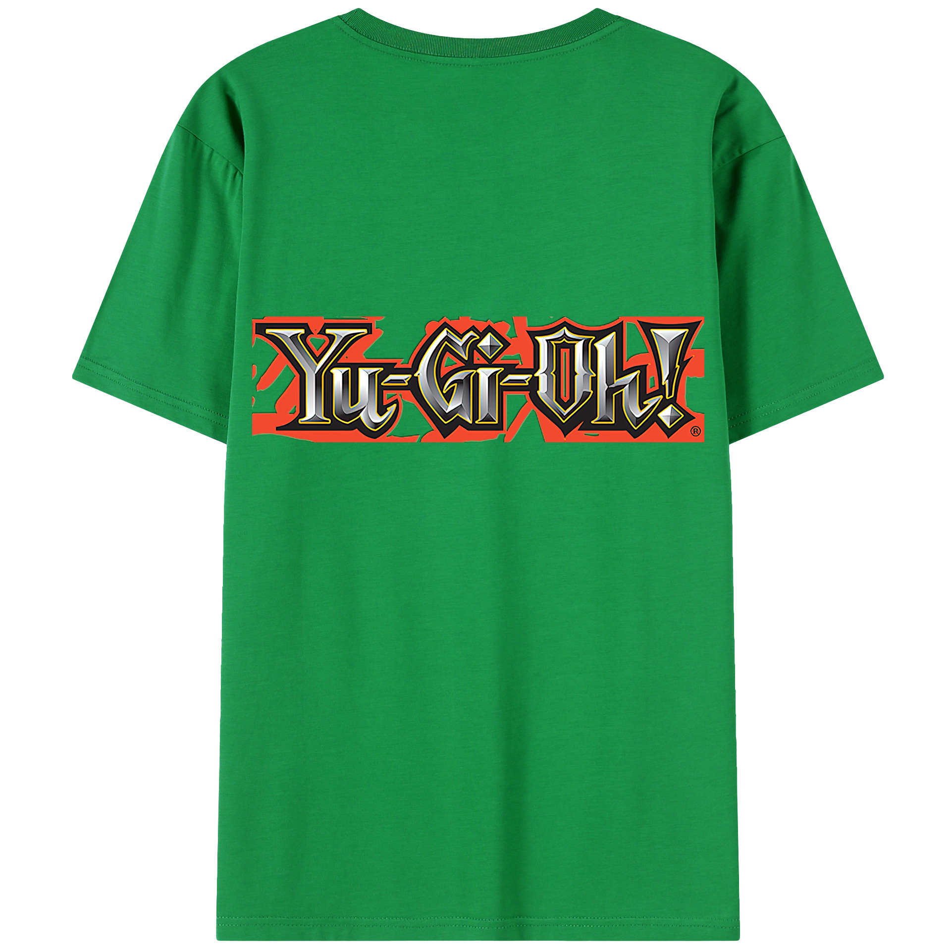 （画像用） 遊☆戯☆王 Yu-Gi-Oh! 綿100％半袖Tシャツ（背面プリント）