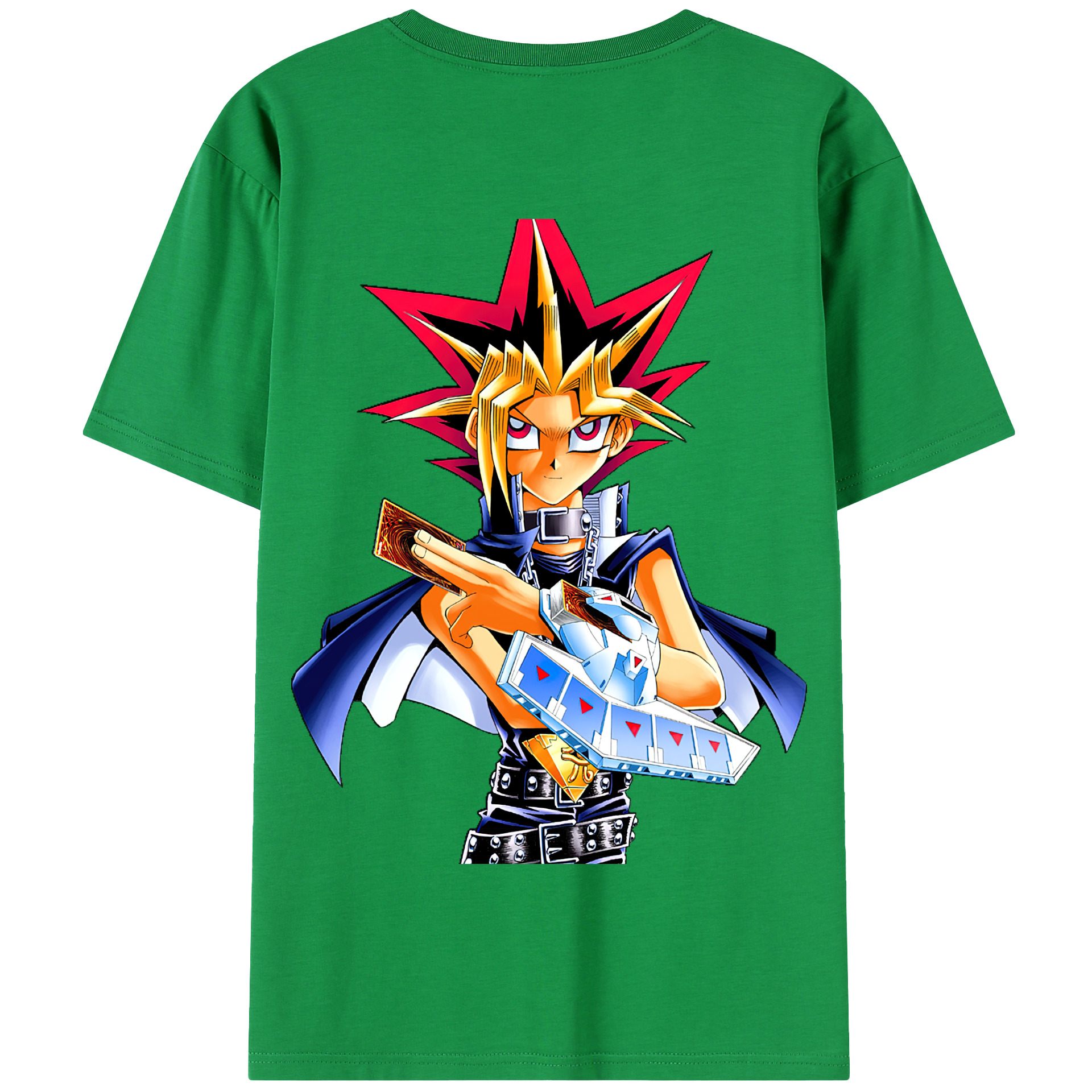 （画像用） 遊☆戯☆王 Yu-Gi-Oh! 綿100％半袖Tシャツ（背面プリント）