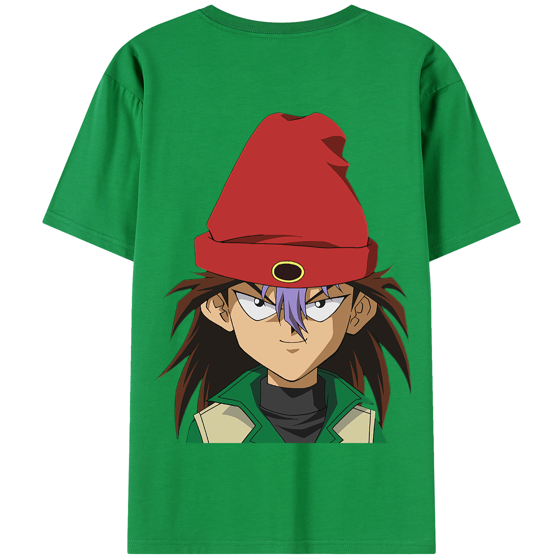 （画像用） 遊☆戯☆王 Yu-Gi-Oh! 綿100％半袖Tシャツ（背面プリント）