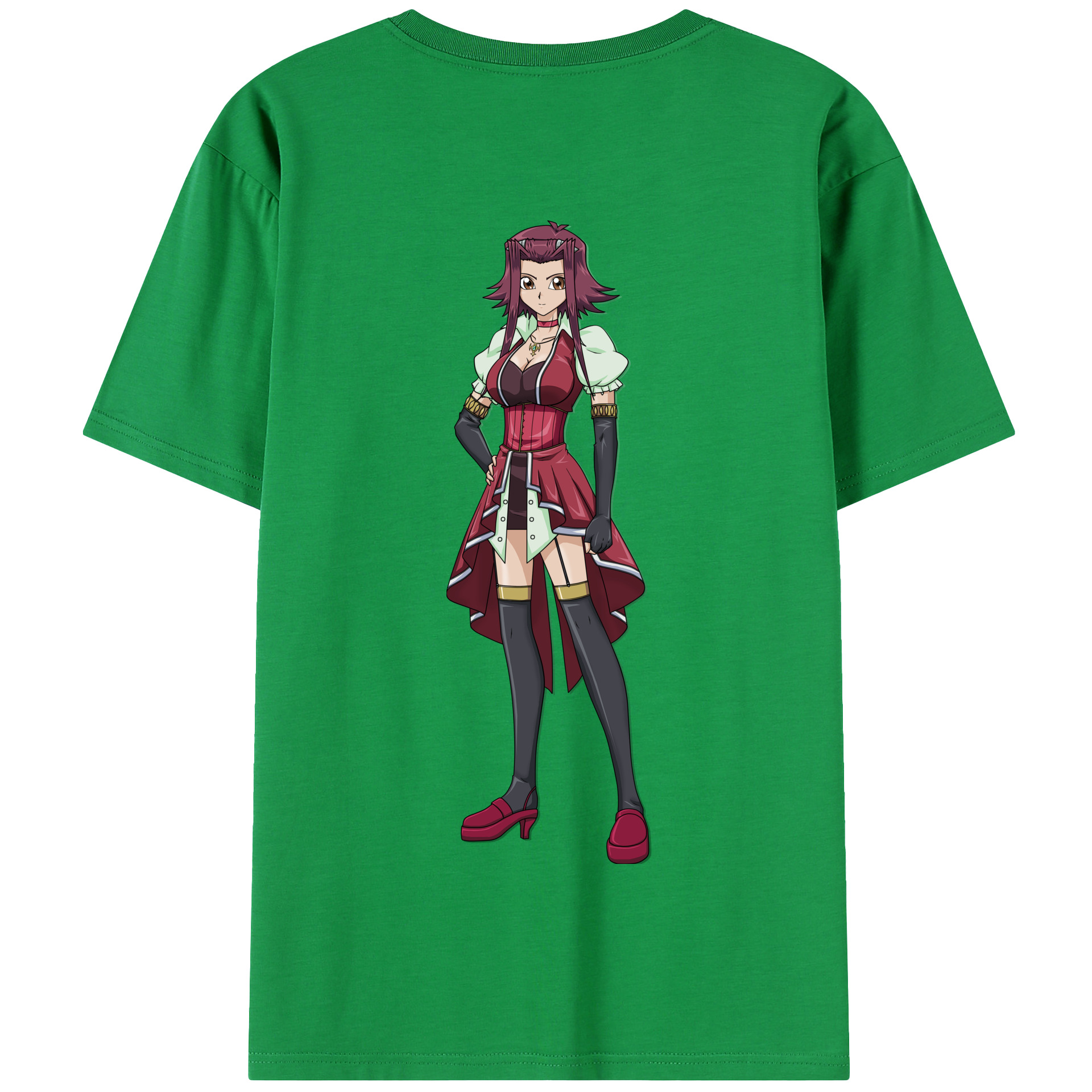 （画像用） 遊☆戯☆王 Yu-Gi-Oh! 綿100％半袖Tシャツ（背面プリント）