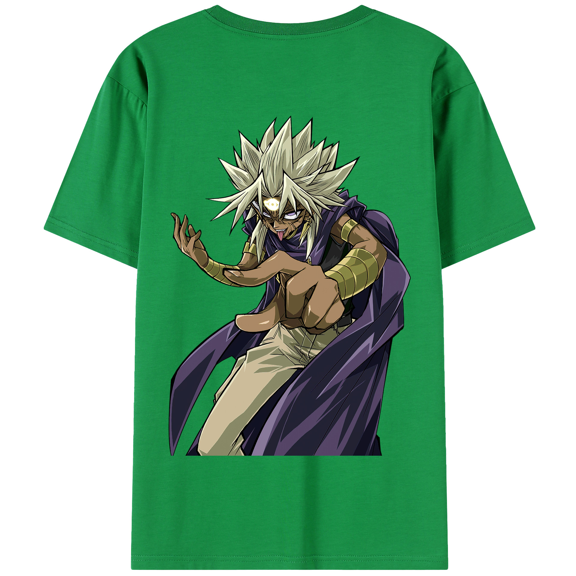（画像用） 遊☆戯☆王 Yu-Gi-Oh! 綿100％半袖Tシャツ（背面プリント）