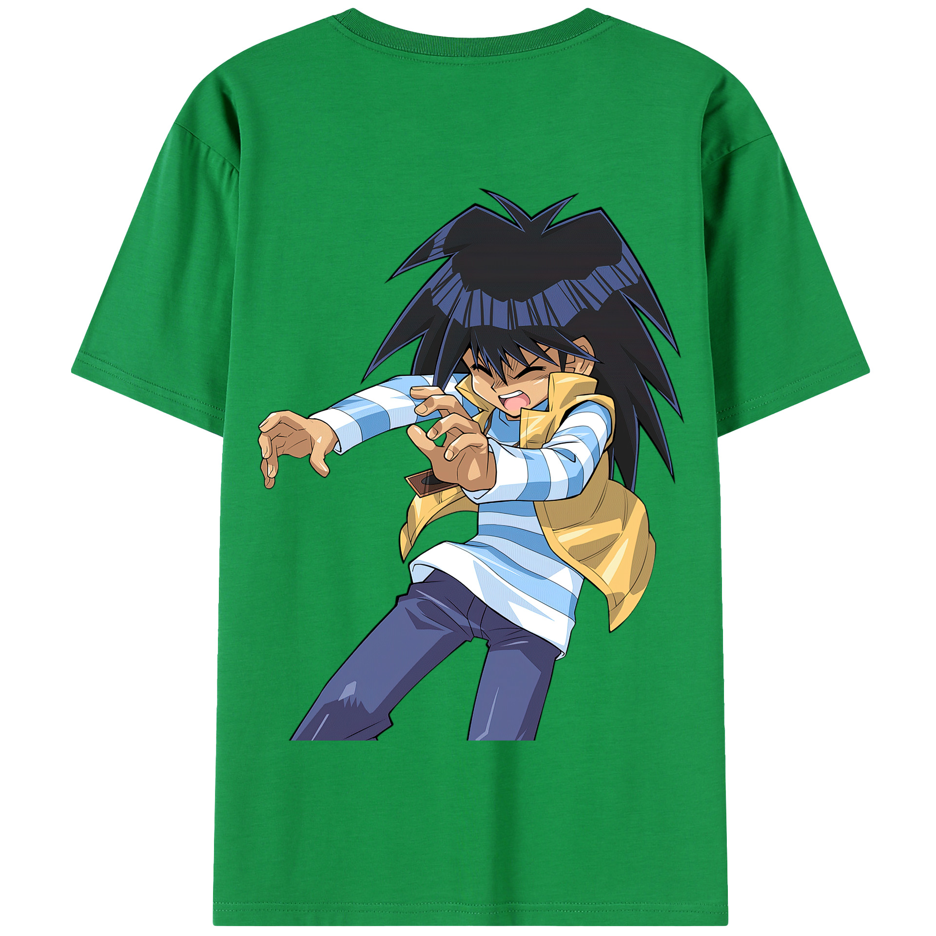 （画像用） 遊☆戯☆王 Yu-Gi-Oh! 綿100％半袖Tシャツ（背面プリント）