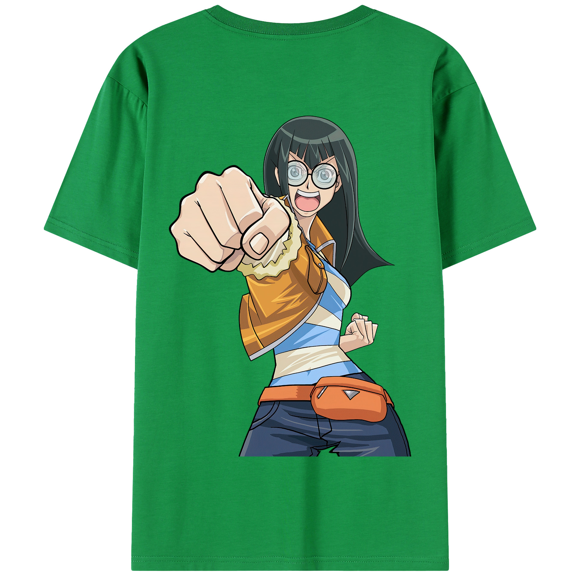 （画像用） 遊☆戯☆王 Yu-Gi-Oh! 綿100％半袖Tシャツ（背面プリント）