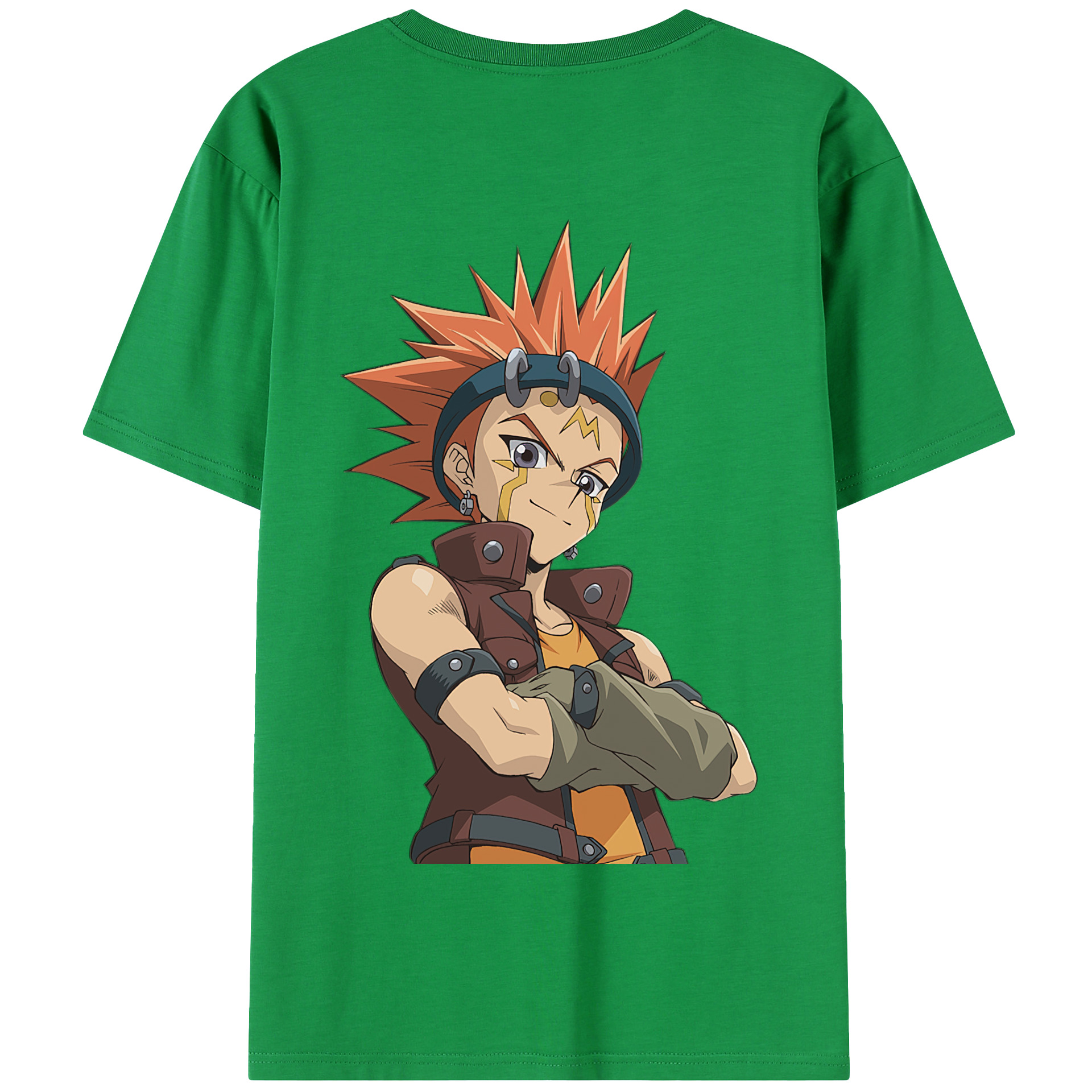 （画像用） 遊☆戯☆王 Yu-Gi-Oh! 綿100％半袖Tシャツ（背面プリント）