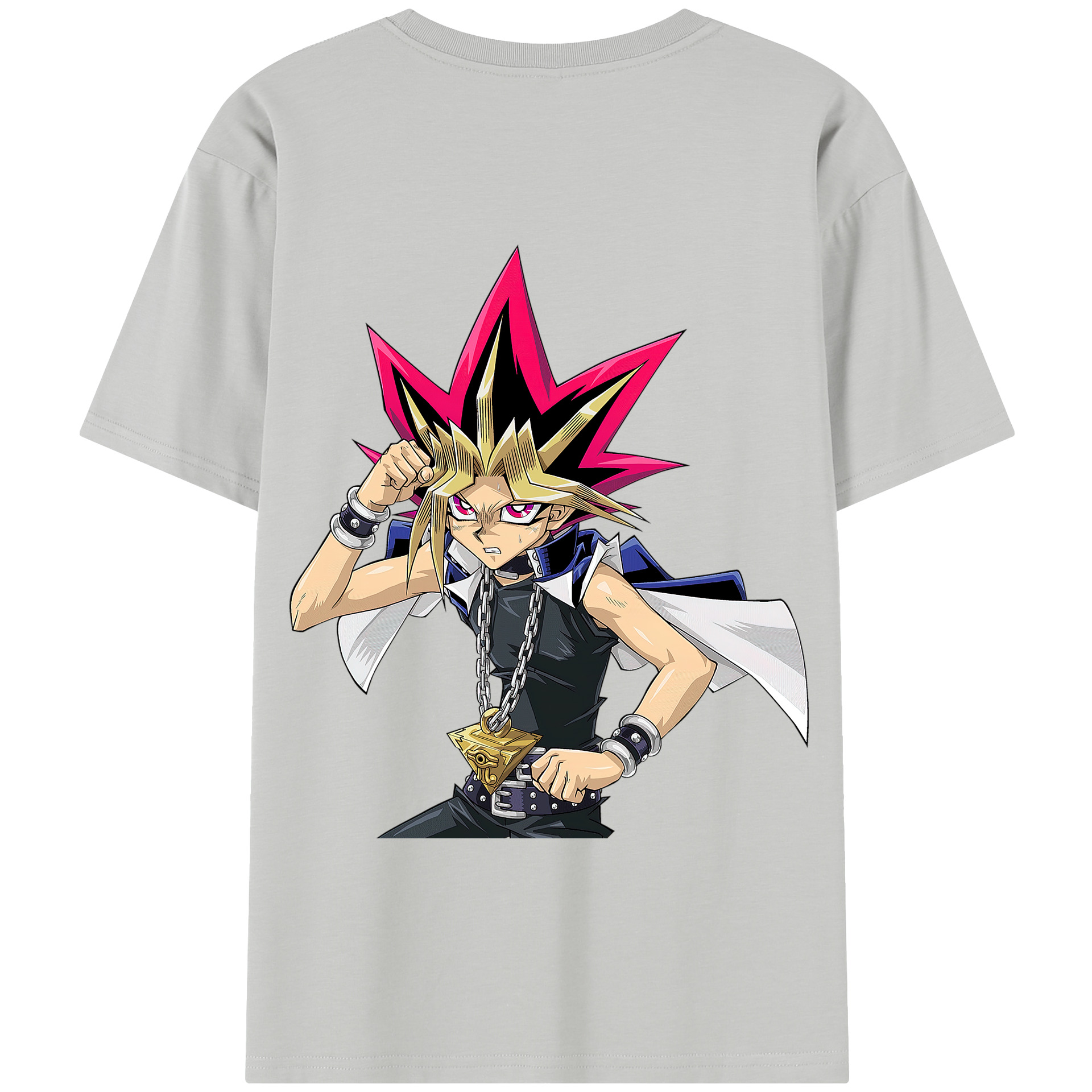 （画像用） 遊☆戯☆王 Yu-Gi-Oh! 綿100％半袖Tシャツ（背面プリント）