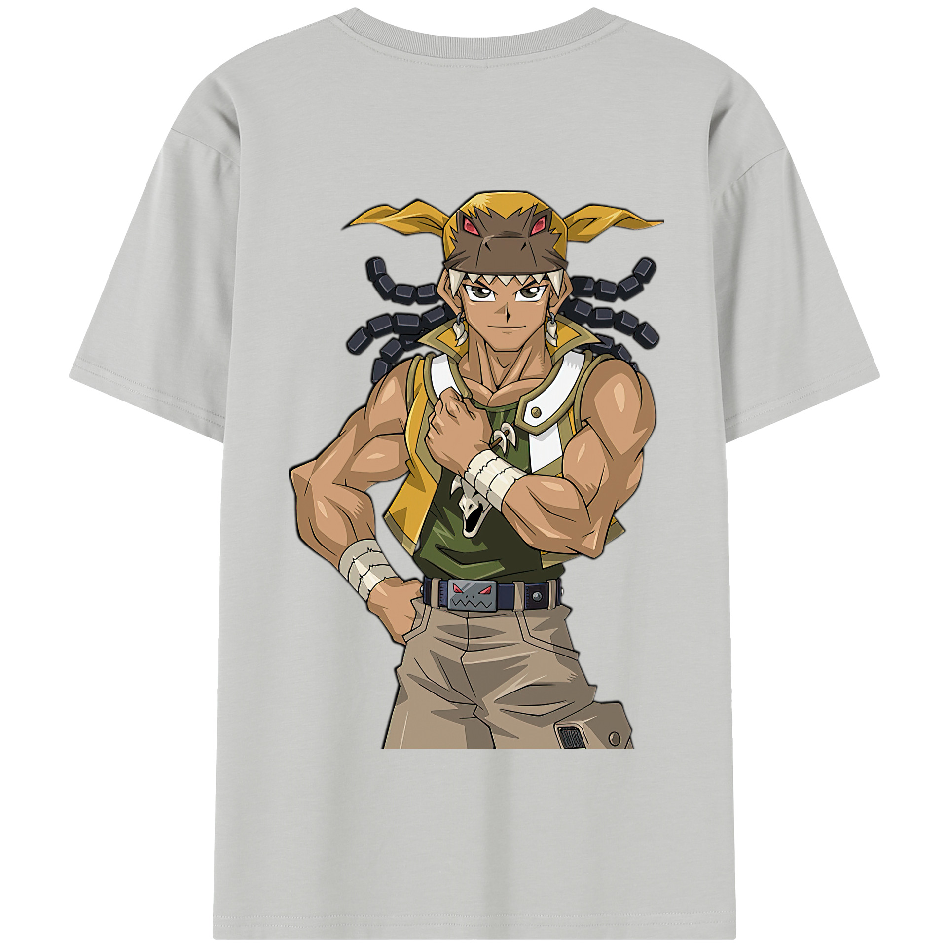（画像用） 遊☆戯☆王 Yu-Gi-Oh! 綿100％半袖Tシャツ（背面プリント）