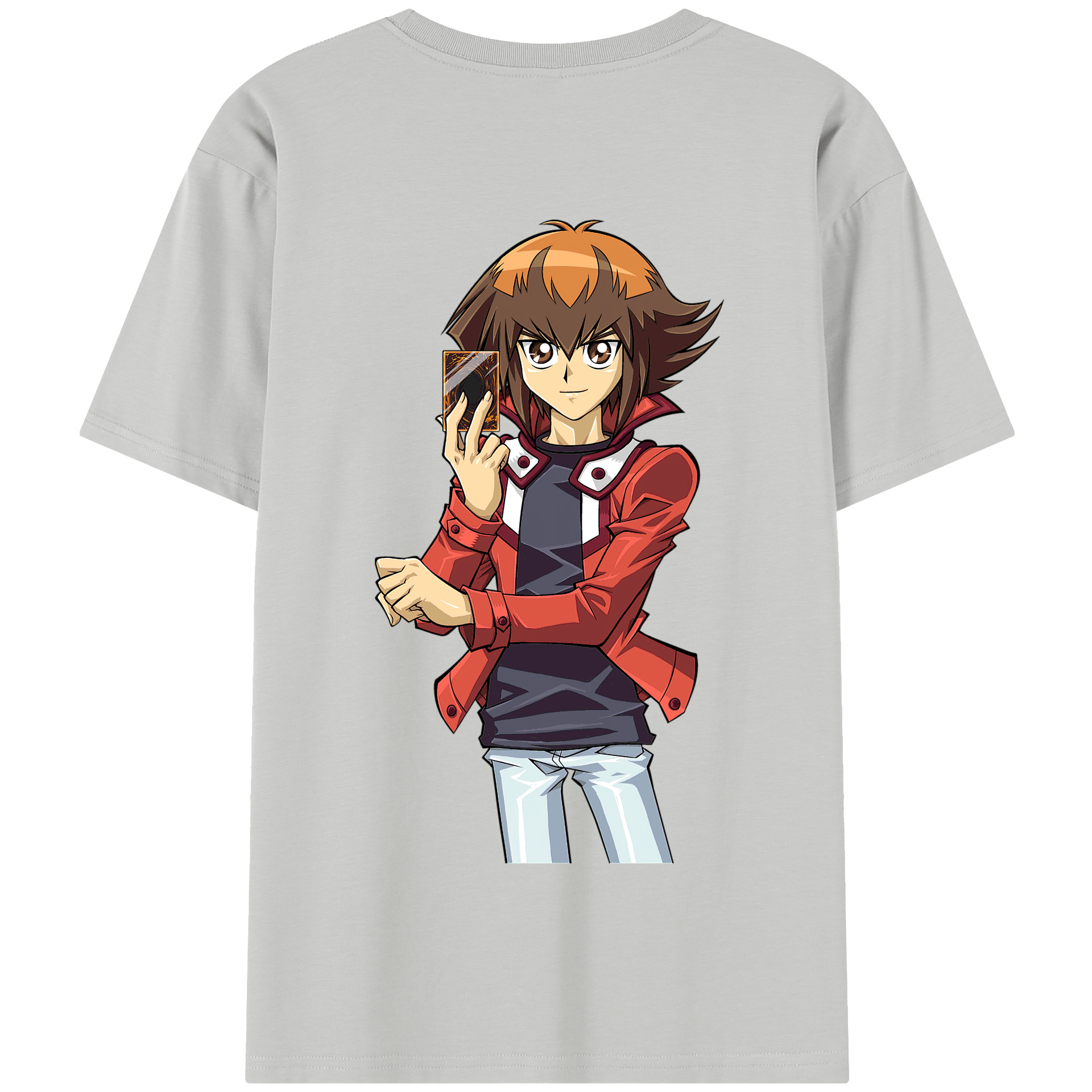 （画像用） 遊☆戯☆王 Yu-Gi-Oh! 綿100％半袖Tシャツ（背面プリント）