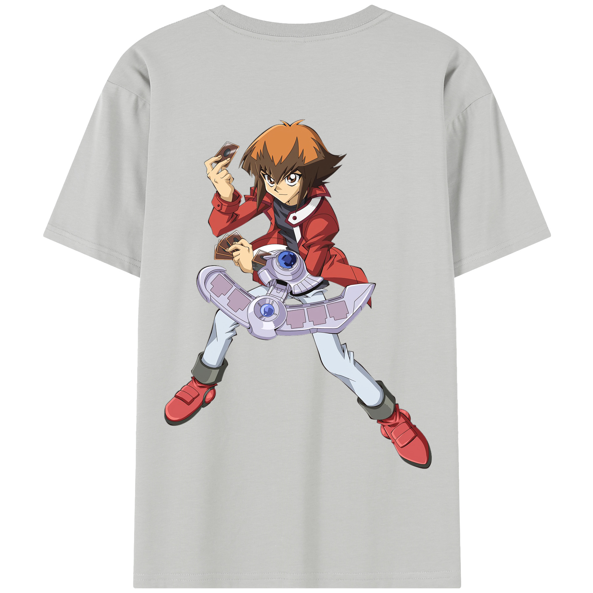 （画像用） 遊☆戯☆王 Yu-Gi-Oh! 綿100％半袖Tシャツ（背面プリント）