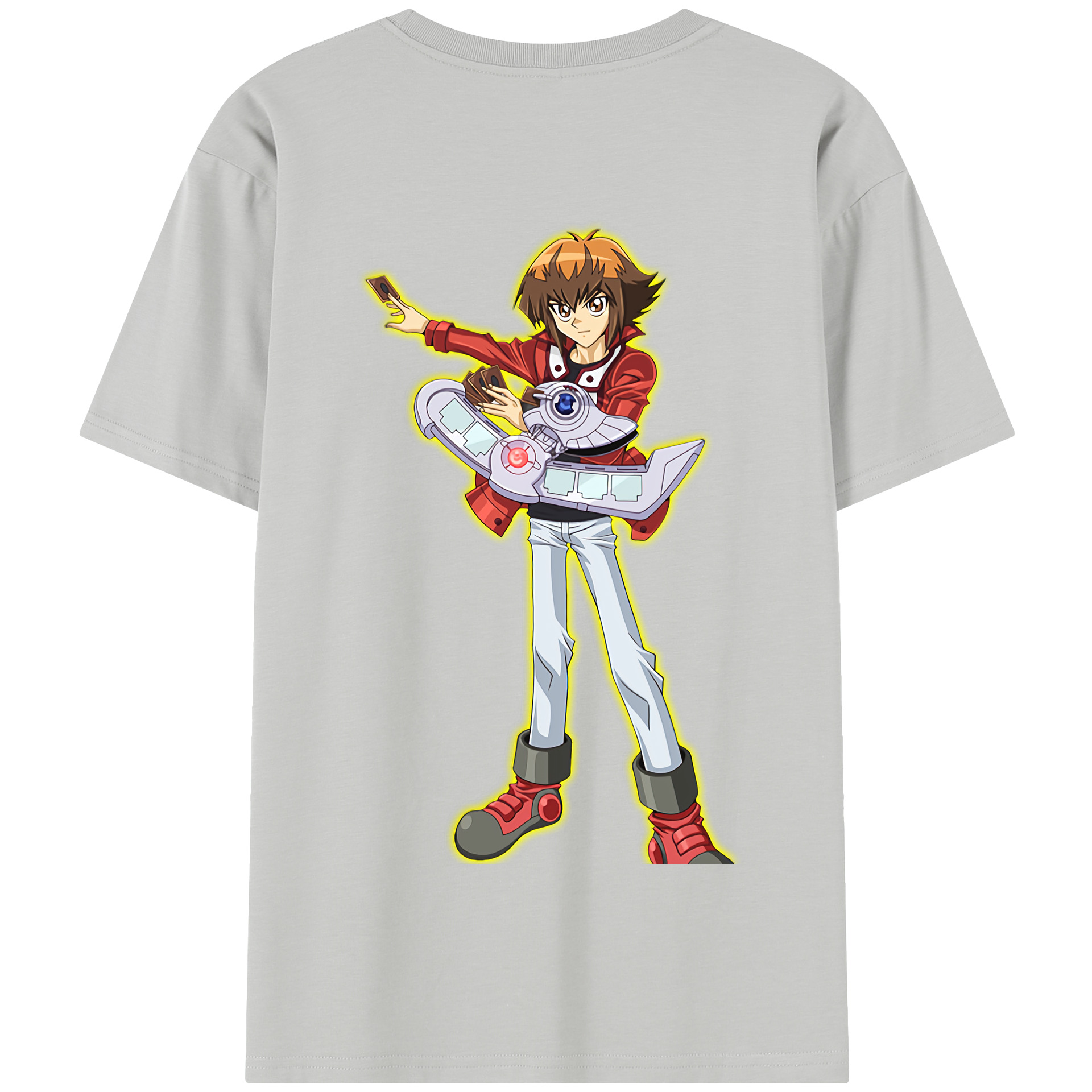 （画像用） 遊☆戯☆王 Yu-Gi-Oh! 綿100％半袖Tシャツ（背面プリント）