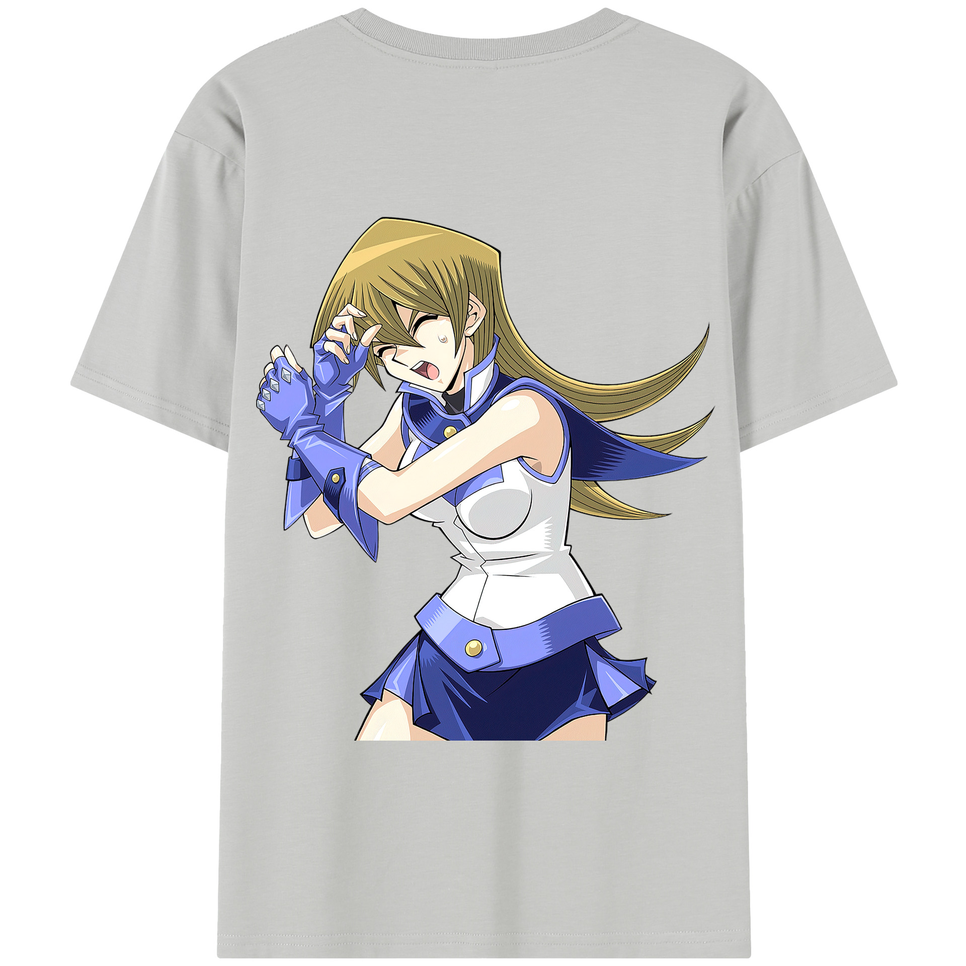 （画像用） 遊☆戯☆王 Yu-Gi-Oh! 綿100％半袖Tシャツ（背面プリント）