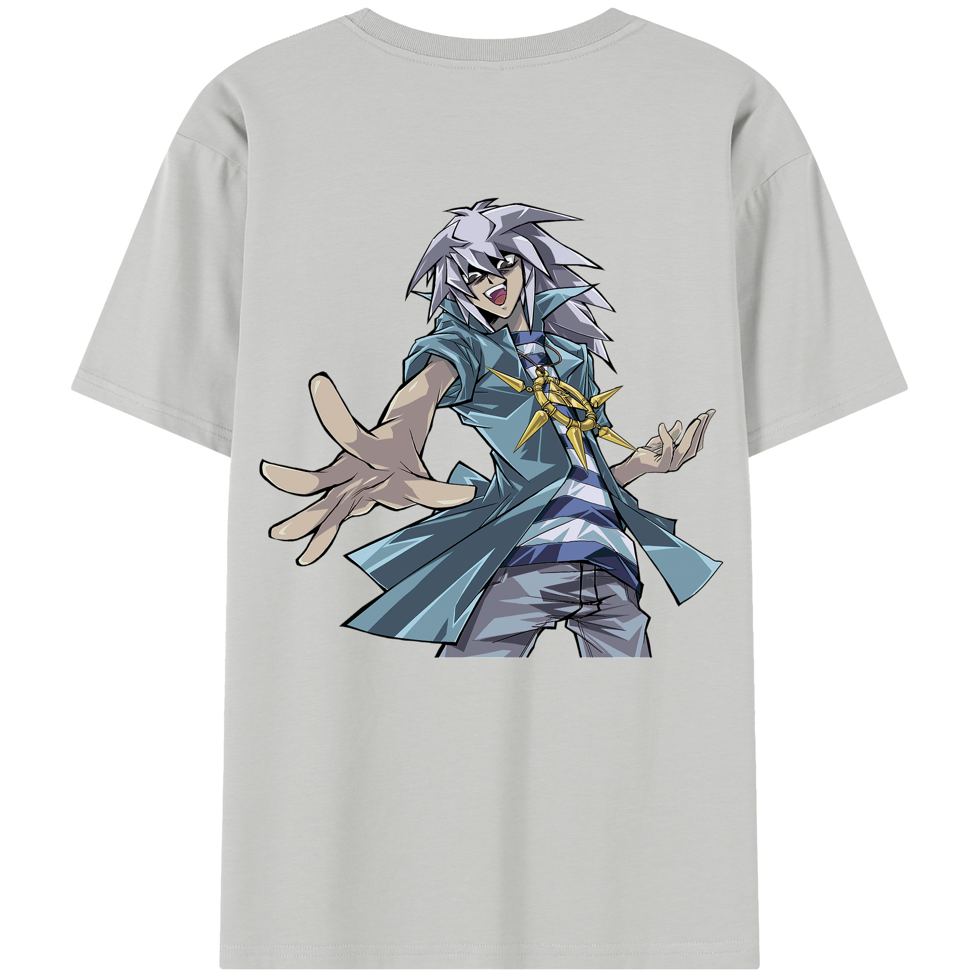（画像用） 遊☆戯☆王 Yu-Gi-Oh! 綿100％半袖Tシャツ（背面プリント）