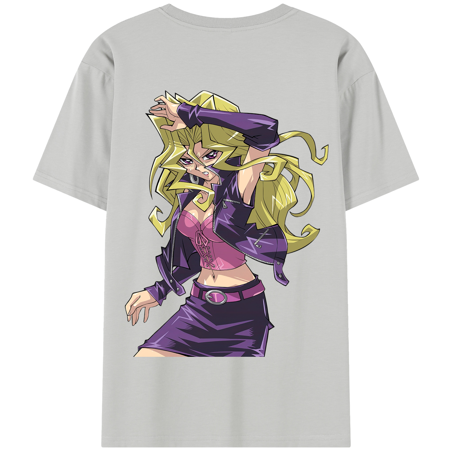 （画像用） 遊☆戯☆王 Yu-Gi-Oh! 綿100％半袖Tシャツ（背面プリント）
