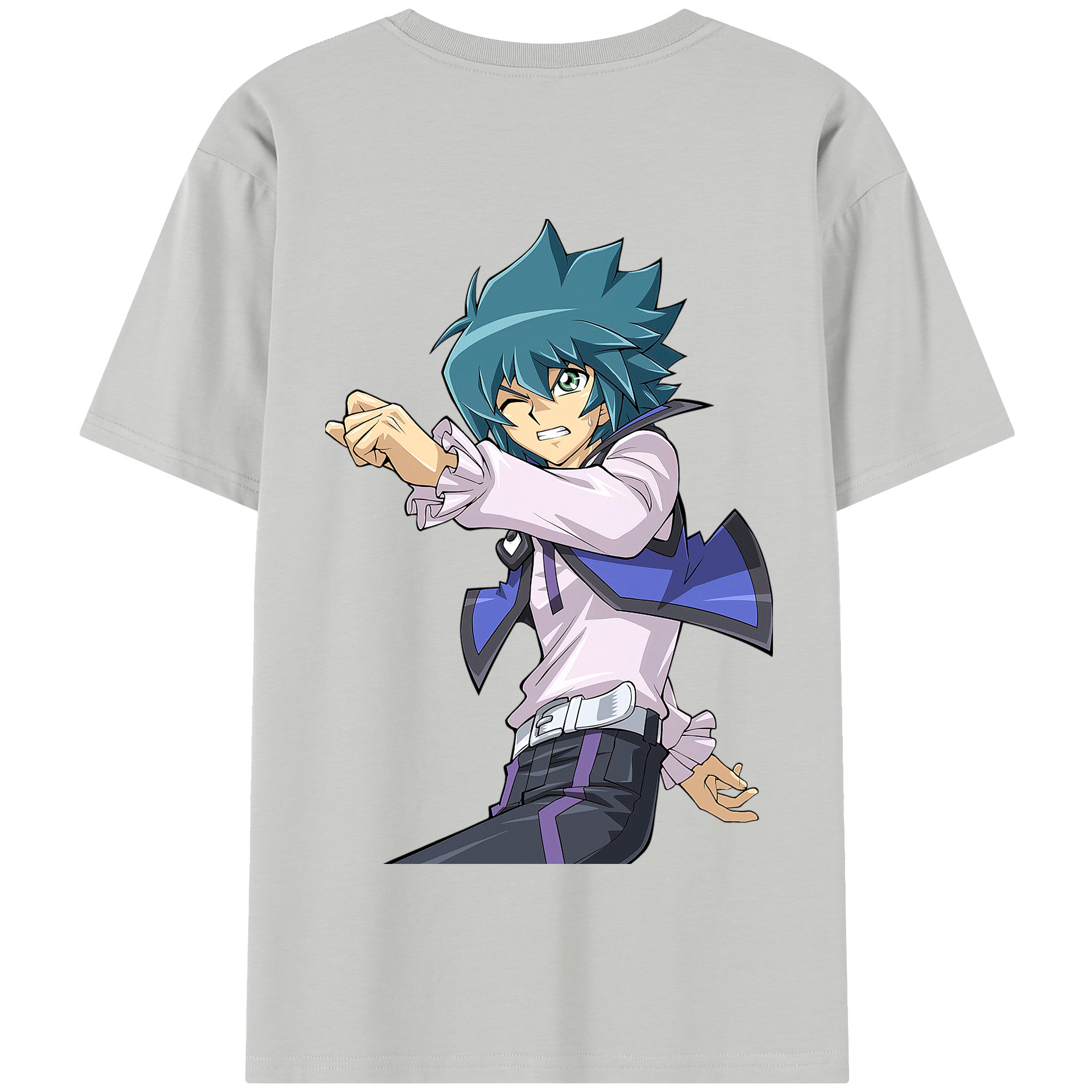 （画像用） 遊☆戯☆王 Yu-Gi-Oh! 綿100％半袖Tシャツ（背面プリント）