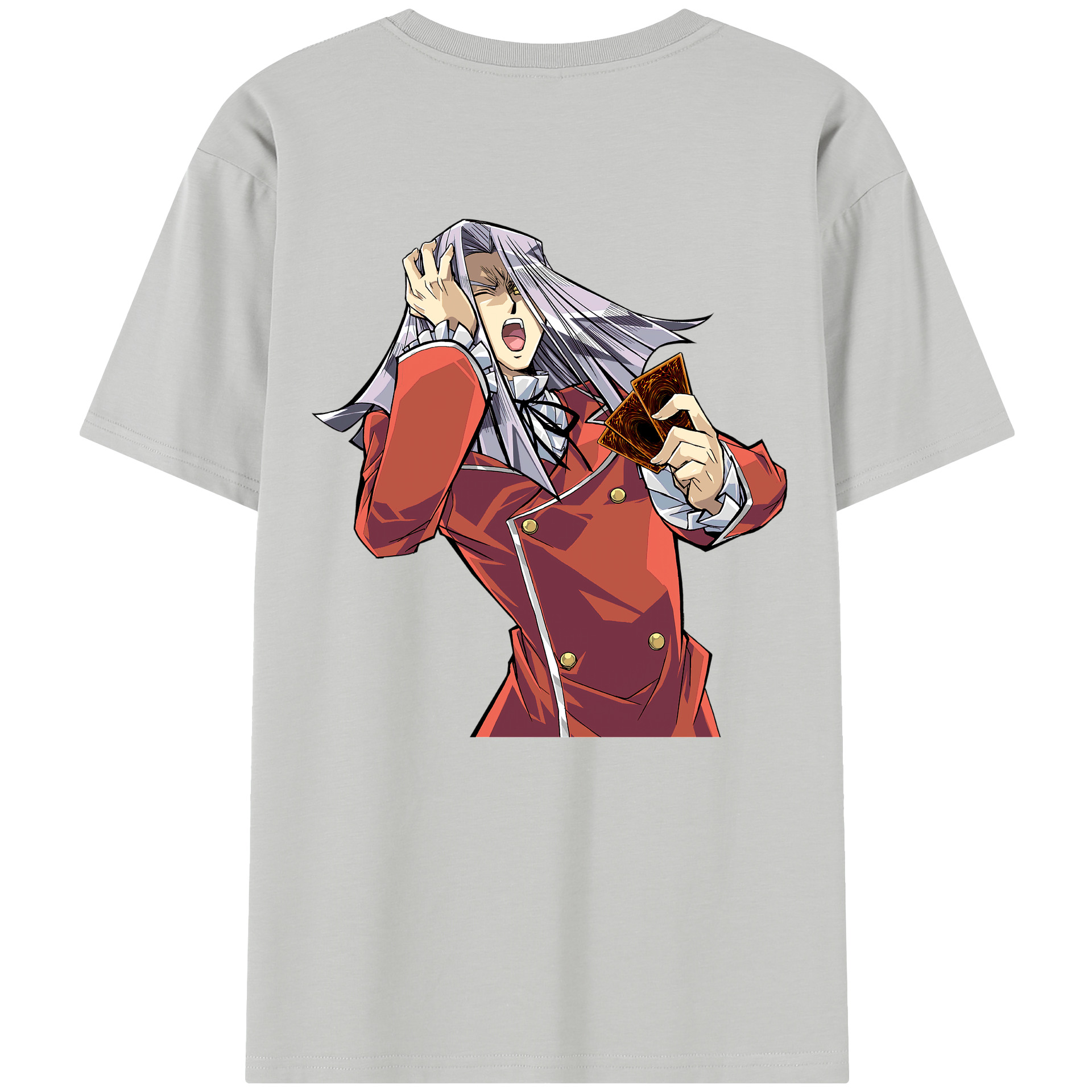 （画像用） 遊☆戯☆王 Yu-Gi-Oh! 綿100％半袖Tシャツ（背面プリント）