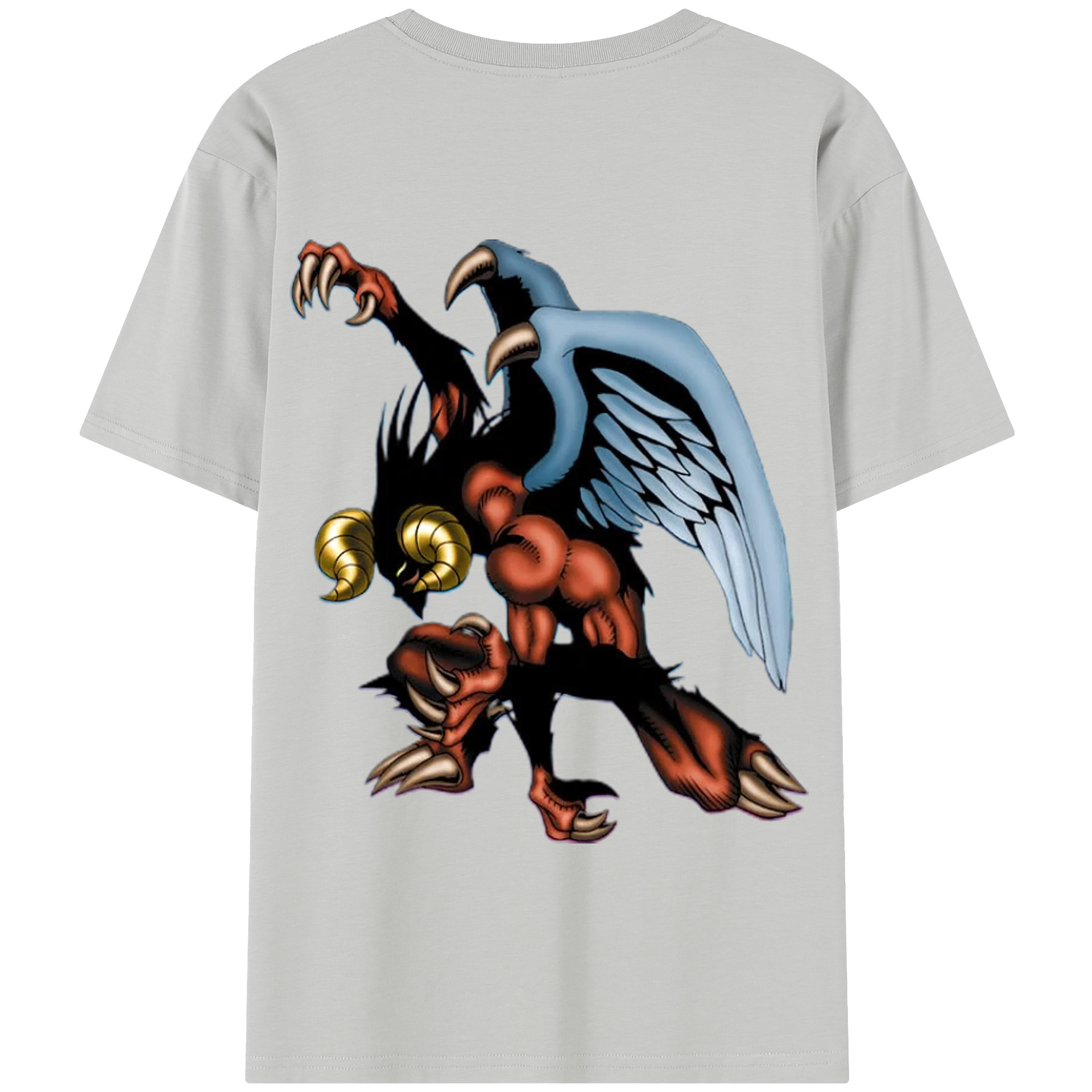 （画像用） 遊☆戯☆王 Yu-Gi-Oh! 綿100％半袖Tシャツ（背面プリント）