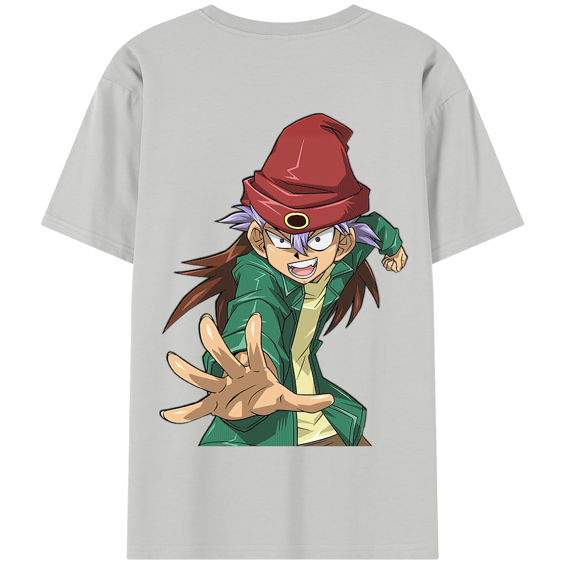 （画像用） 遊☆戯☆王 Yu-Gi-Oh! 綿100％半袖Tシャツ（背面プリント）