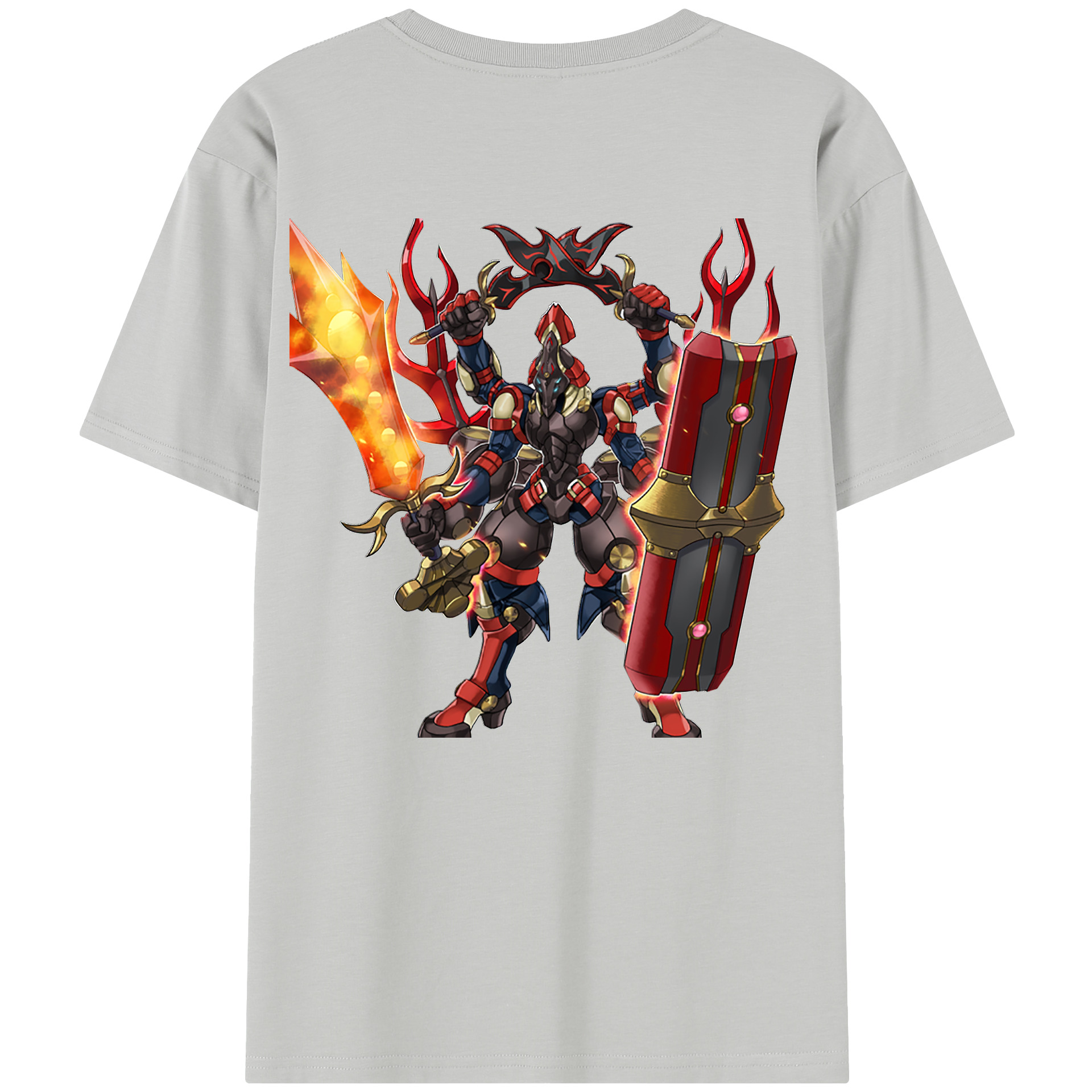 （画像用） 遊☆戯☆王 Yu-Gi-Oh! 綿100％半袖Tシャツ（背面プリント）