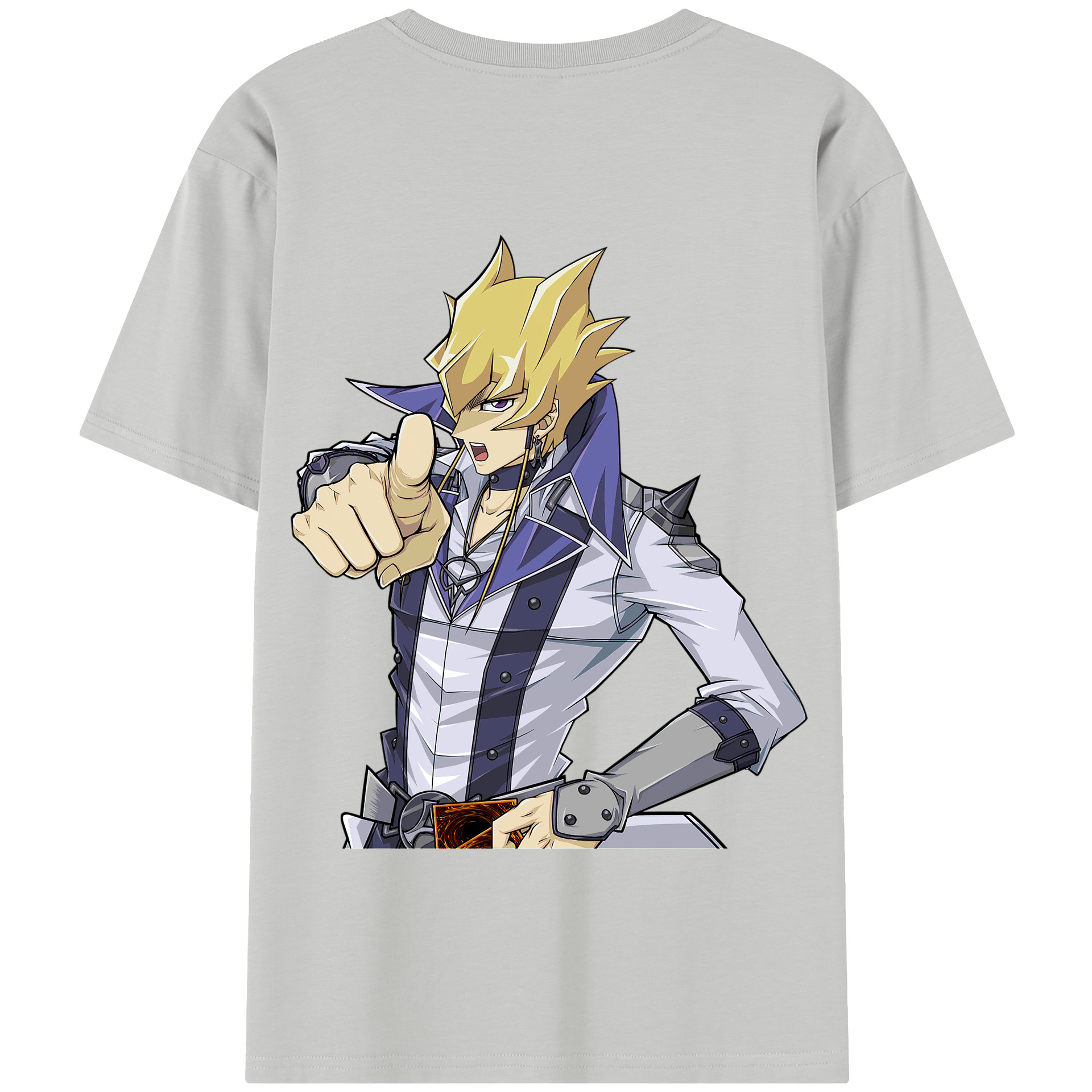 （画像用） 遊☆戯☆王 Yu-Gi-Oh! 綿100％半袖Tシャツ（背面プリント）