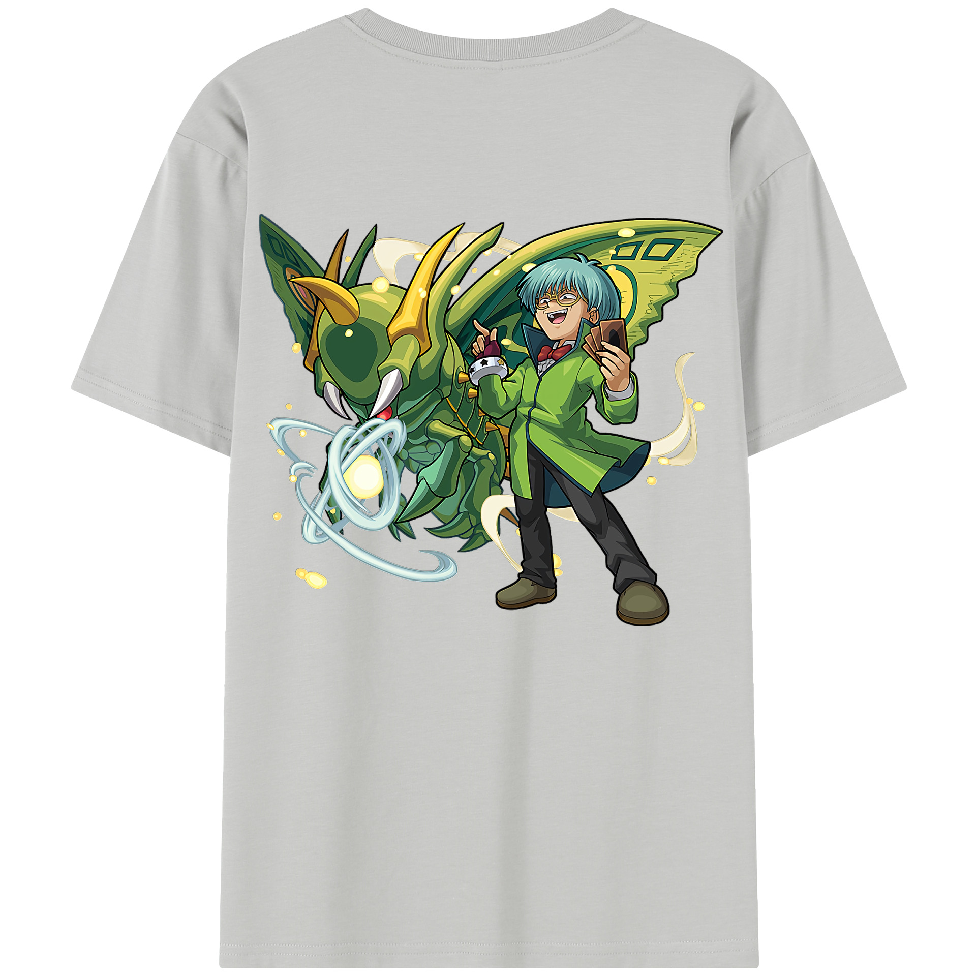 （画像用） 遊☆戯☆王 Yu-Gi-Oh! 綿100％半袖Tシャツ（背面プリント）