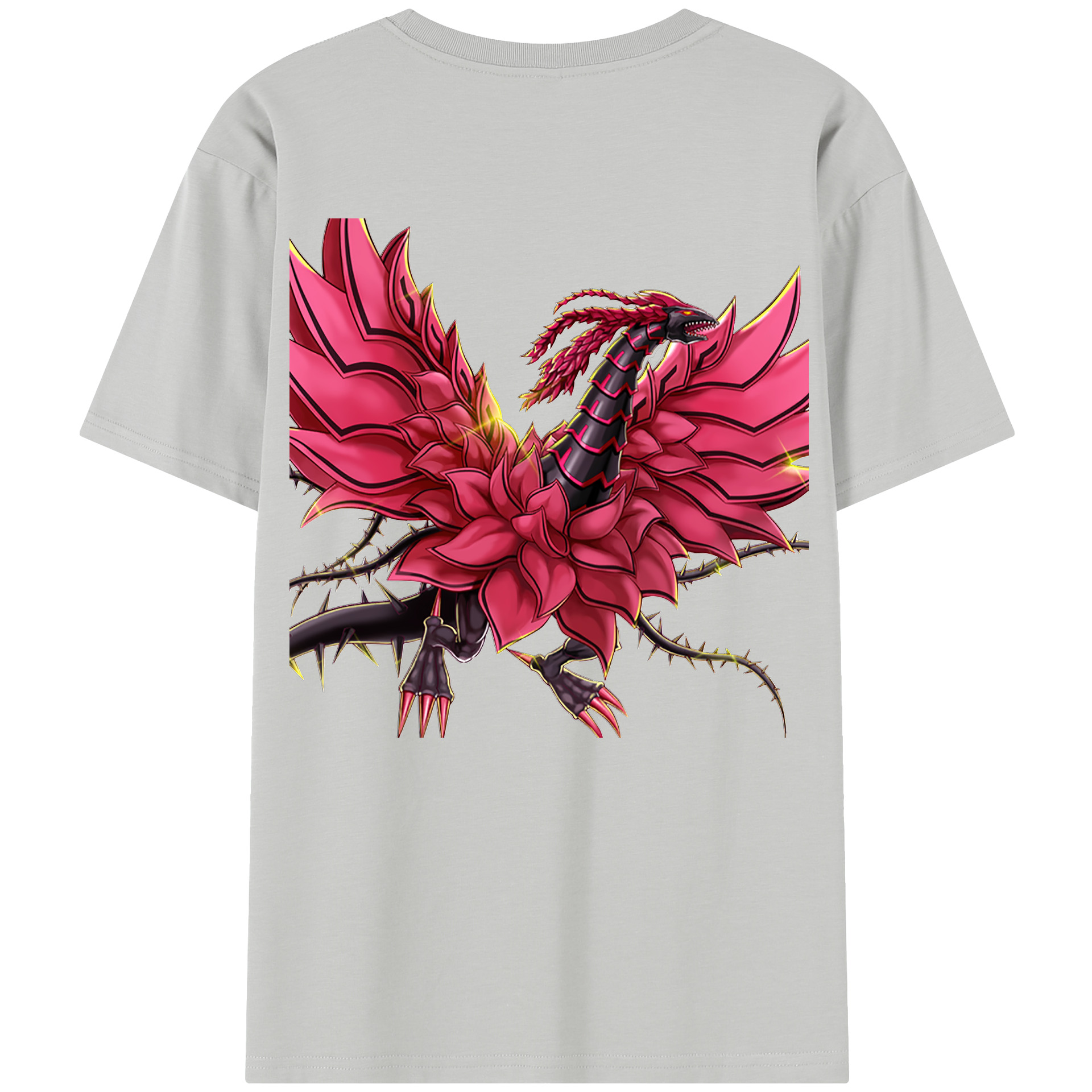 （画像用） 遊☆戯☆王 Yu-Gi-Oh! 綿100％半袖Tシャツ（背面プリント）