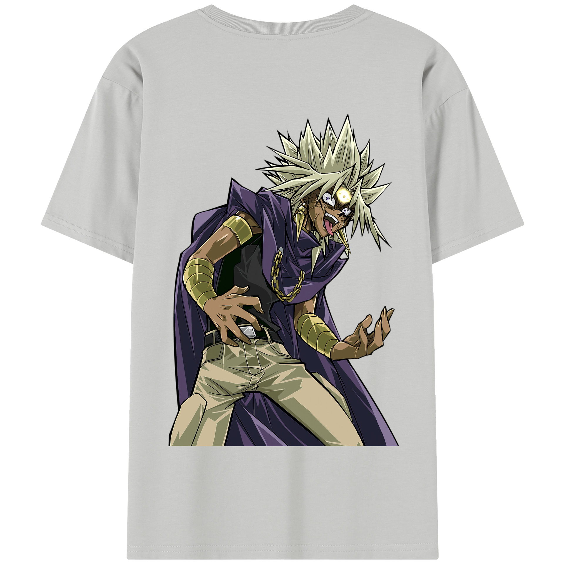 （画像用） 遊☆戯☆王 Yu-Gi-Oh! 綿100％半袖Tシャツ（背面プリント）