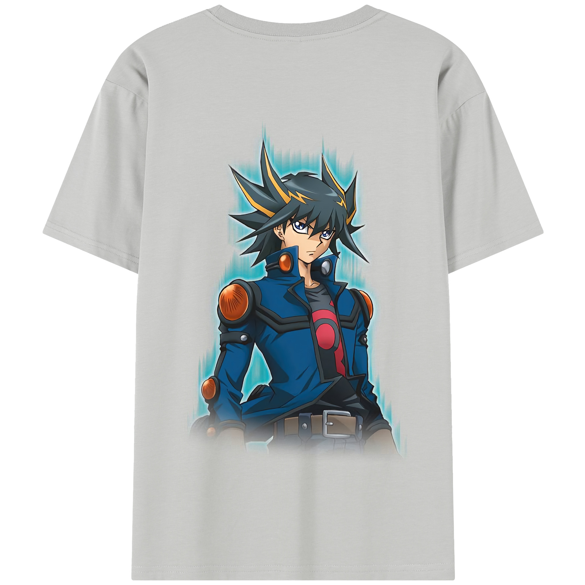 （画像用） 遊☆戯☆王 Yu-Gi-Oh! 綿100％半袖Tシャツ（背面プリント）