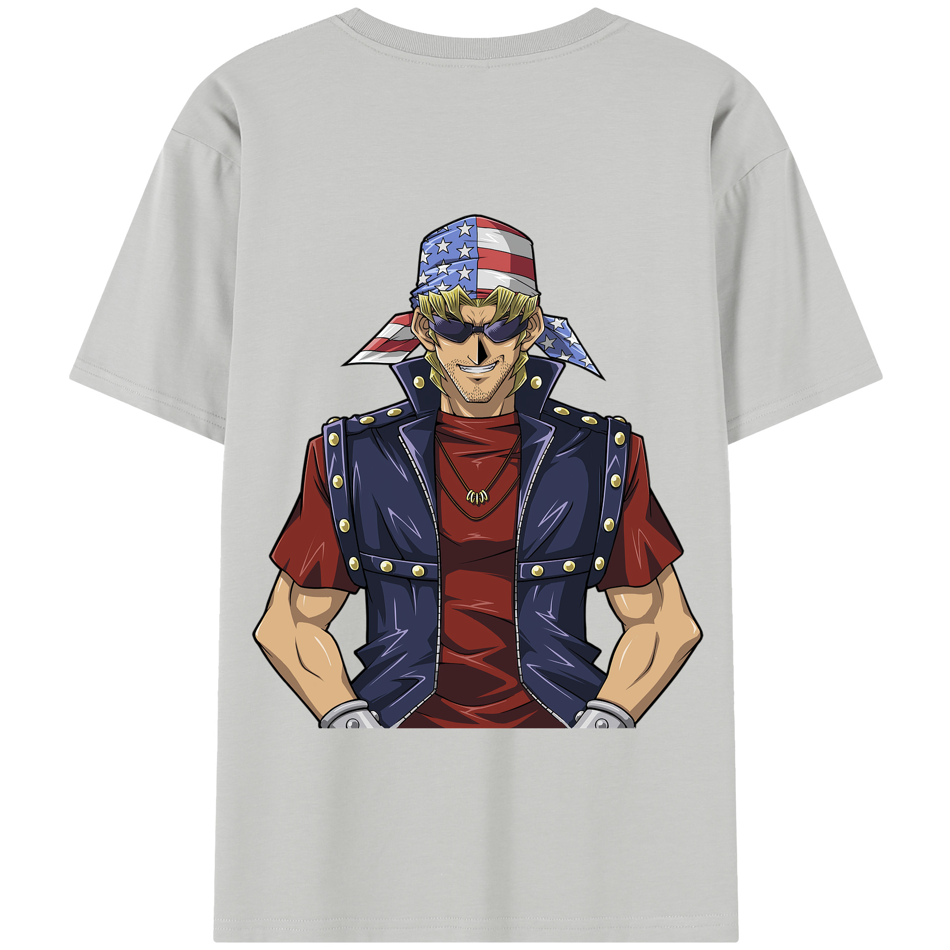 （画像用） 遊☆戯☆王 Yu-Gi-Oh! 綿100％半袖Tシャツ（背面プリント）